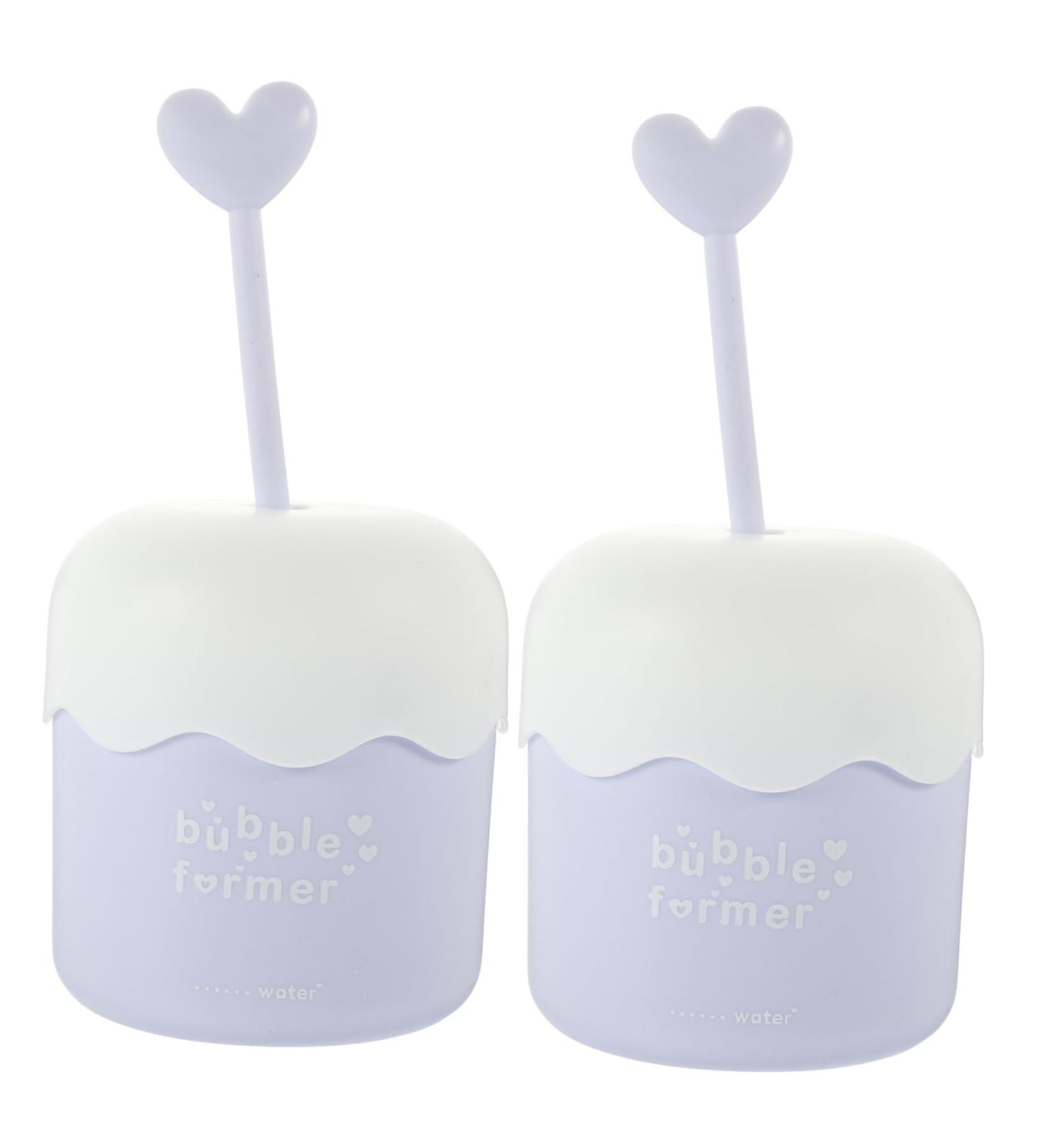 FRCOLOR 2 Pcs Marshmallow Whip Maker - Sky Blue Foam Cup for Skincare & Face Wash | Portable Rich Foam Maker - Buy Online on SooperMarket.com