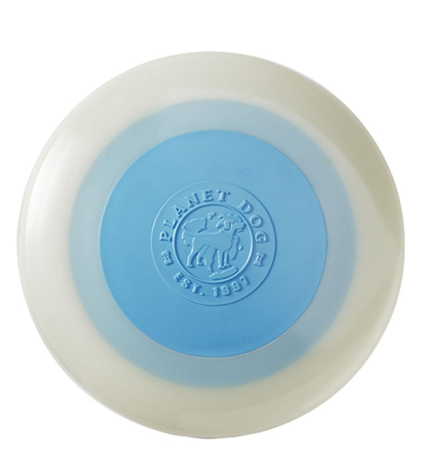 Planet Dog Orbee-Tuff Zoom Flyer Disc Glow-In-The-Dark Dog Fetch Toy Large Glow/Orange Large - Buy Online on SooperMarket.com