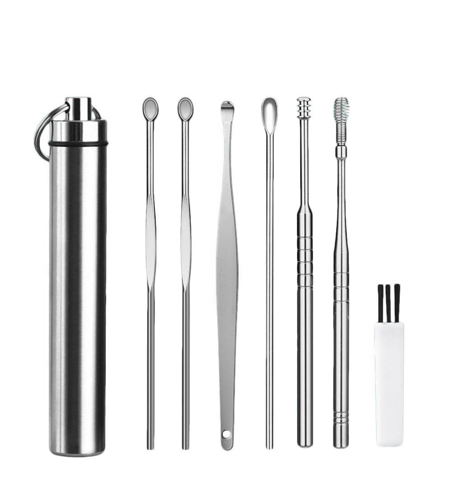 Waitlover Ear Wax Removal Tool - 7/8pcs Earpick Sticks for Earwax Remover & Cleaner - Buy Online on SooperMarket.com