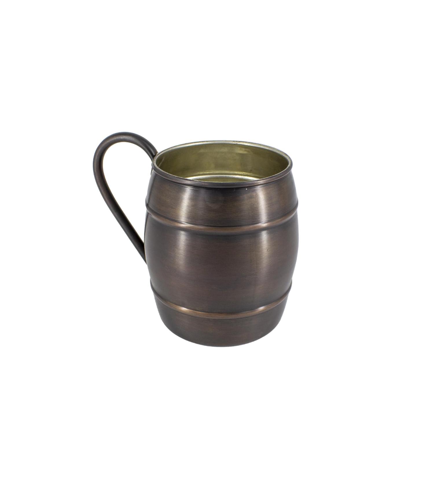 Copper Grande Cup No 2 Plain 1000 Ml Oxide (1 lt) - pure natural copper cup