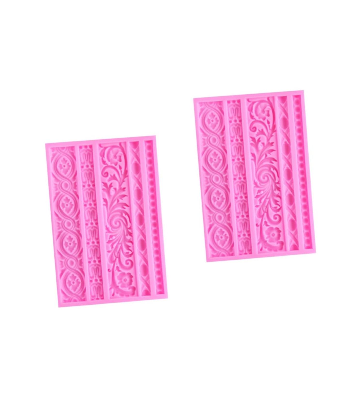 2pcs Silicone Cake Mold Silicone Candy Cake Lace Mold Silicone Cupcake Molds Wedding Cake Decor Silicone Chocolate Mold Cake Baking Sunflower Mold Pattern Silica Gel Baking Mold 19X12X1CMx2pcs - Buy Online on SooperMarket.com