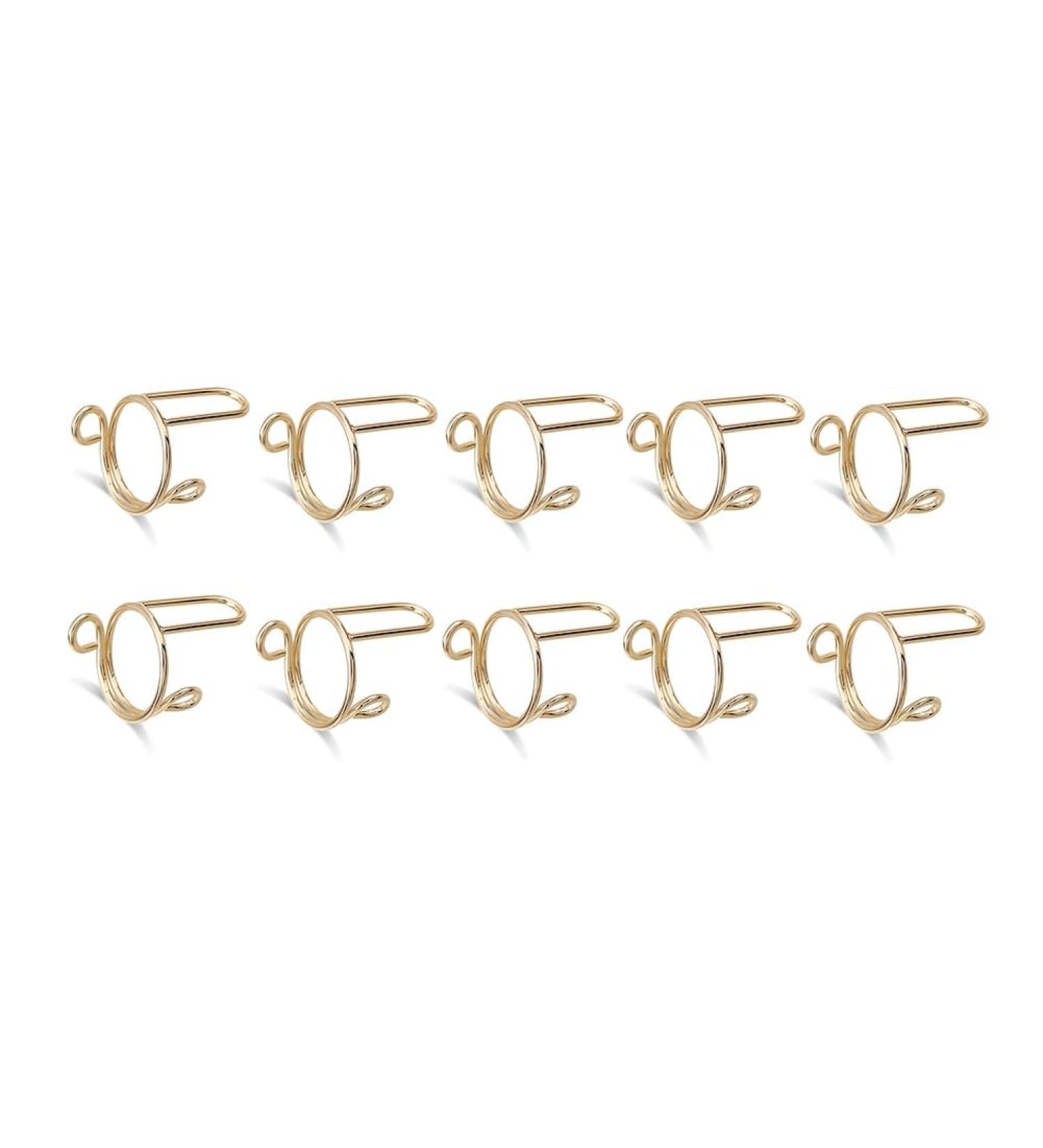 Brensty 10 Pieces Sets Thin Nail Rings for Ladys Daily Fingertip Protective Cover Ring Jewelry Gift to Girlfriend Gold - Buy Online on SooperMarket.com