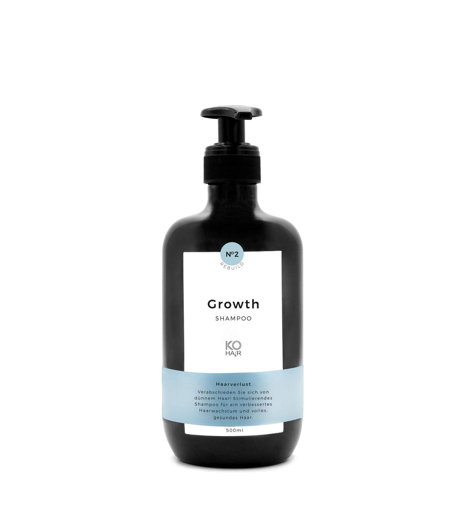 Hair Growth Shampoo with Saw Palmetto & Biotin | Reduce Hair Loss Stimulate Growth | K -Hir Clinic 250ml & 500ml - Buy Online on SooperMarket.com