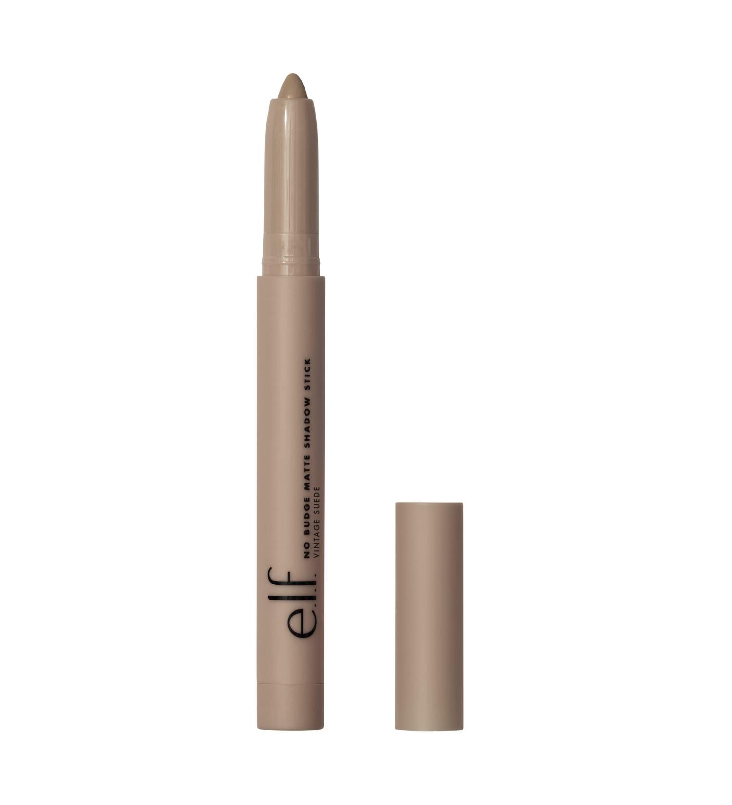 e.l.f. No Budge Matte Shadow Stick - Vintage Suede 0.19 oz - Long-Wear Cream Eyeshadow - Buy Online on SooperMarket.com