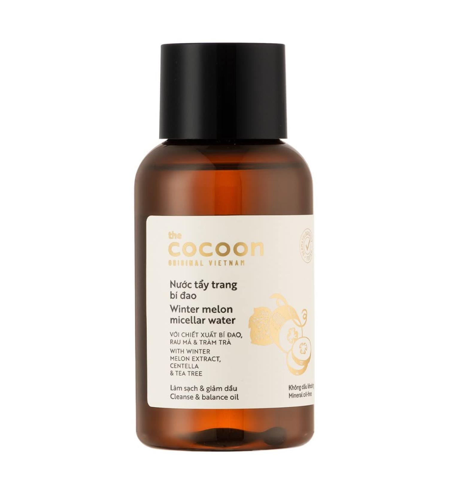 Cocoon Winter Melon Micellar Water - Gentle Cleansing & Hydrating 4.73 fl oz | International Shipping Available - Buy Online on SooperMarket.com