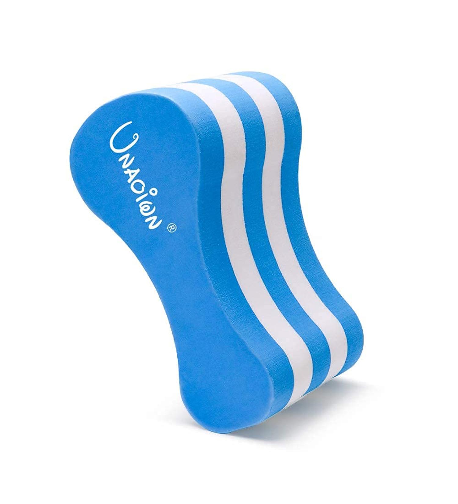 UNAOIWN Pull Buoy EVA 5-Layer Leg Float - Swimming Pool Training Aid for Adults and Beginners (Blue) - Buy Online on SooperMarket.com