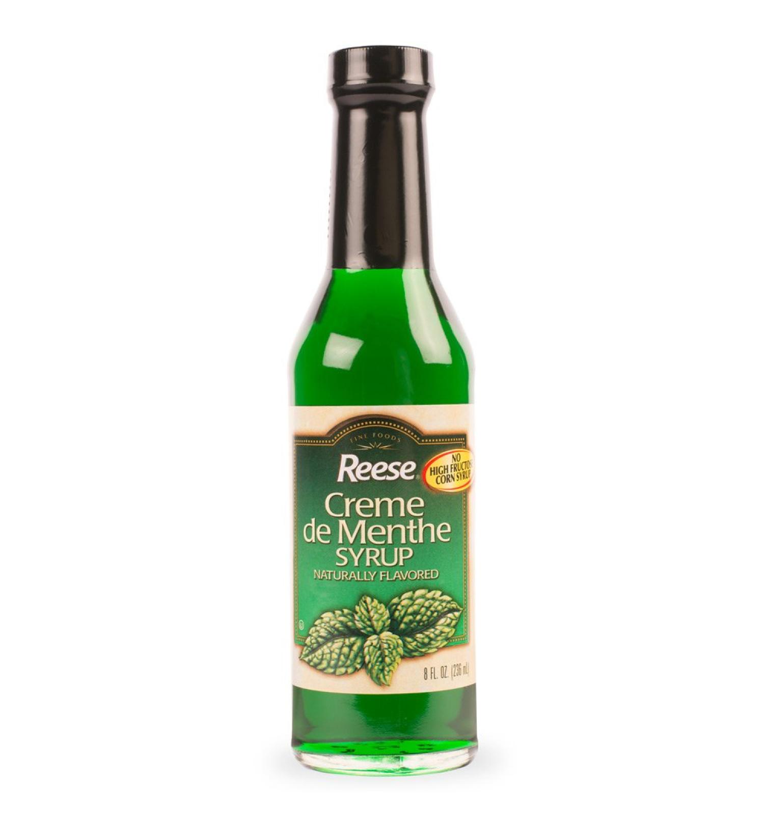 Reese Cream De Menthe Syrup - 8-Ounce Bottle - Buy Online on SooperMarket.com