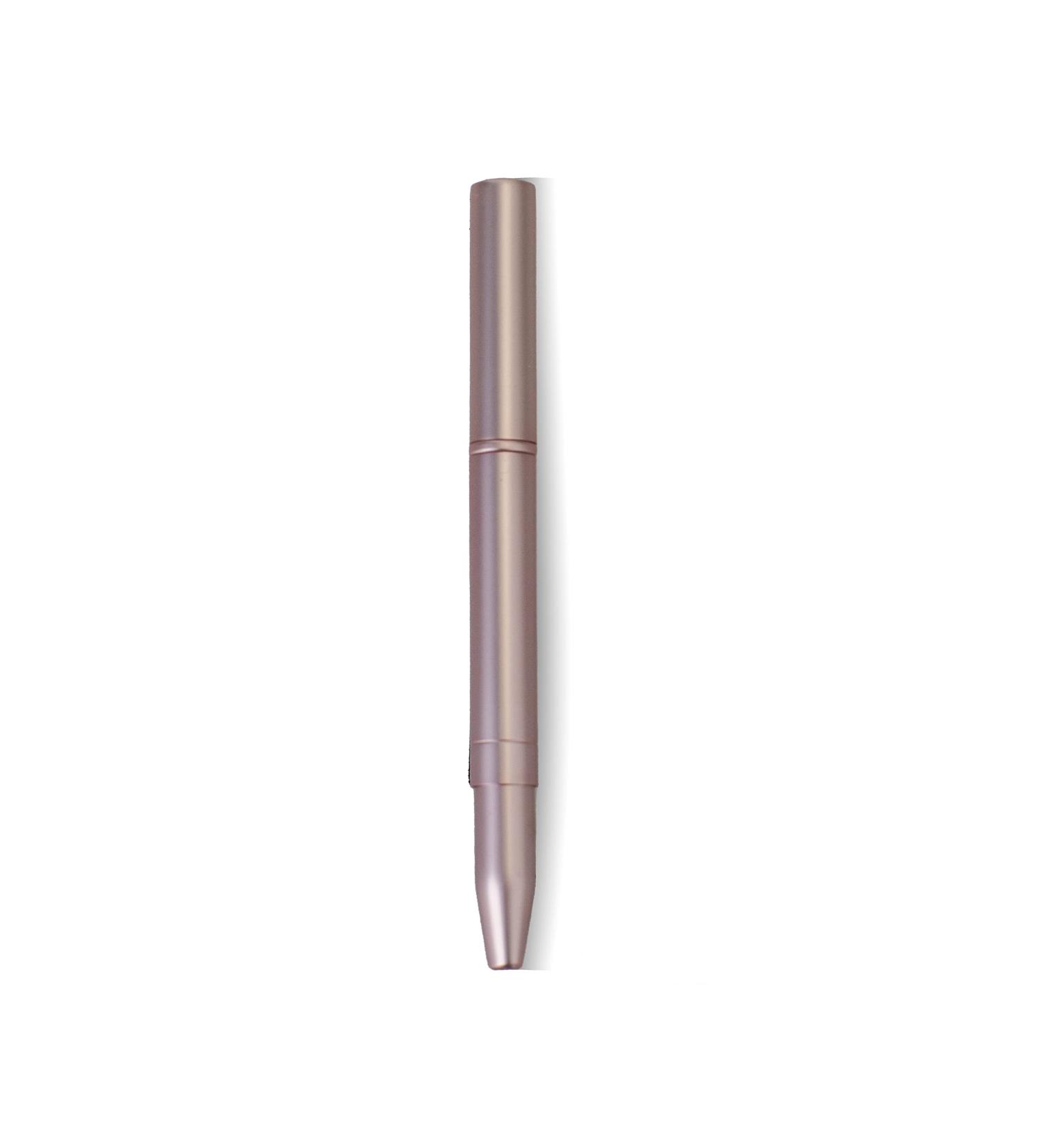 Professional Lip Brush Applicators Dual End Retractable Design Lipstick Brush Makeup Brush For Women and Girls (Cherry blossom powder)