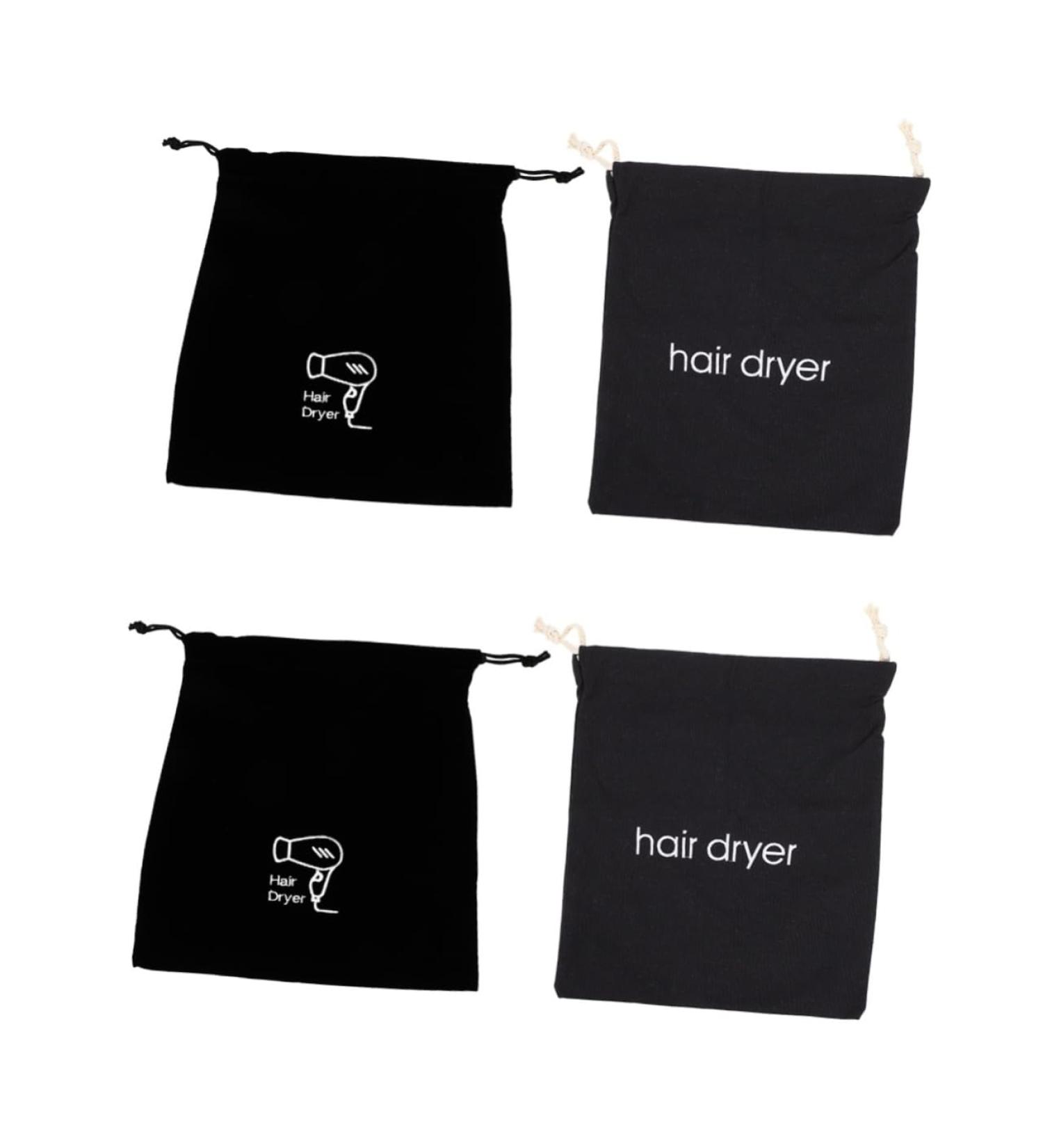 FOYTOKI 4 Pcs Hair Dryer Storage Bag Dustproof Storage Bag Drawstring Pouch Hairdryer Organizer Fabric - Buy Online on SooperMarket.com