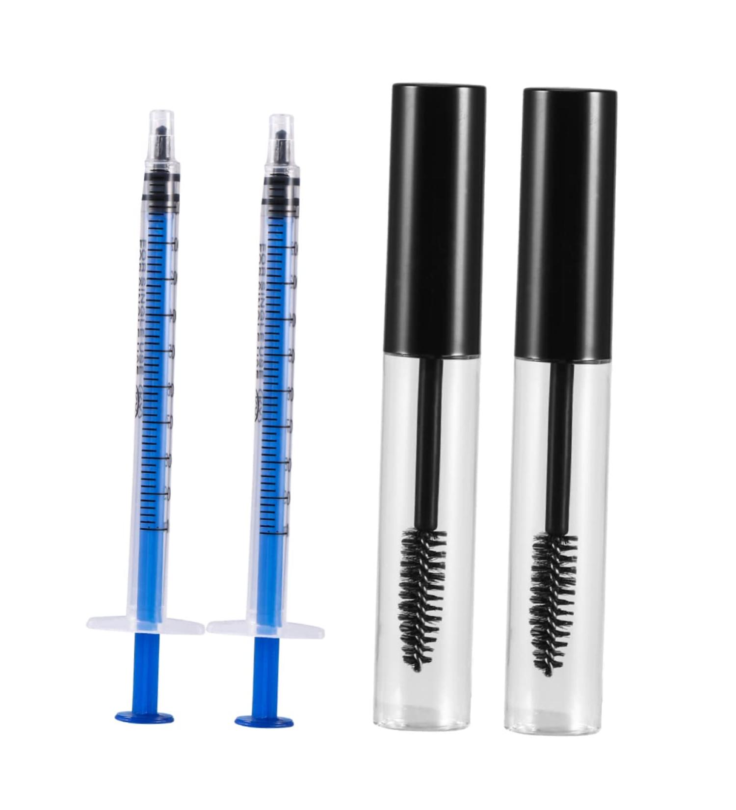Mikinona 12pcs Mascara Tube Dispensing Tool Eyelash Vials Bottle Liquid Containers oil Bottle Plastic - Buy Online on SooperMarket.com