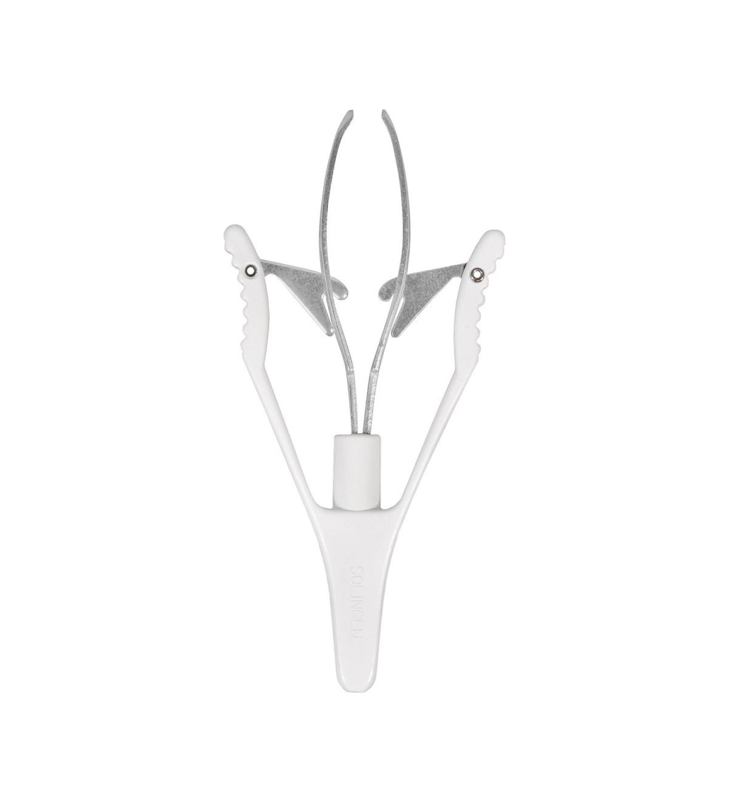 Automatic tweezers approx. 10 cm long with plastic handle