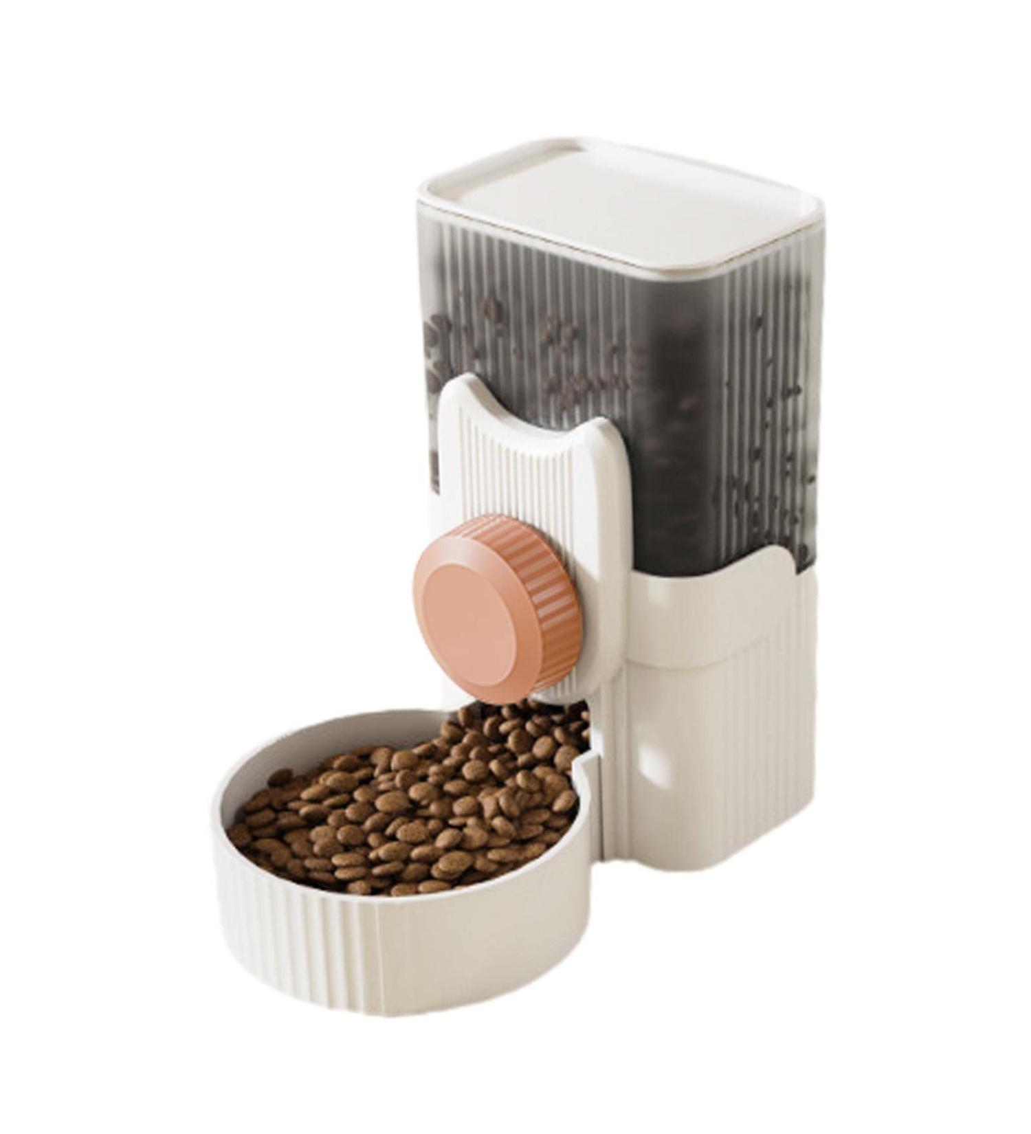 Automatic Cage Feeder | Small Animal Water Dispenser | Cat Food Dispenser | For Hamster Guinea Pig Rabbit Chinchilla Ferret Gerbil Pink feeder - Buy Online on SooperMarket.com