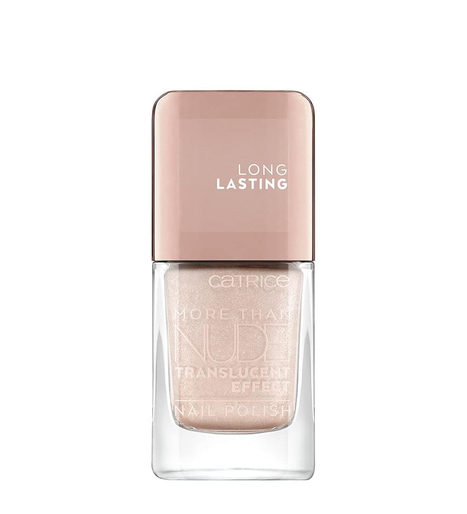 Catrice More Than Nude Translucent Effect Nail Polish No. 02 - Vegan Glittery Non-Acetone Multi-Colored Nail Lacquer (10.5ml) - Shop Internationally! - Buy Online on SooperMarket.com