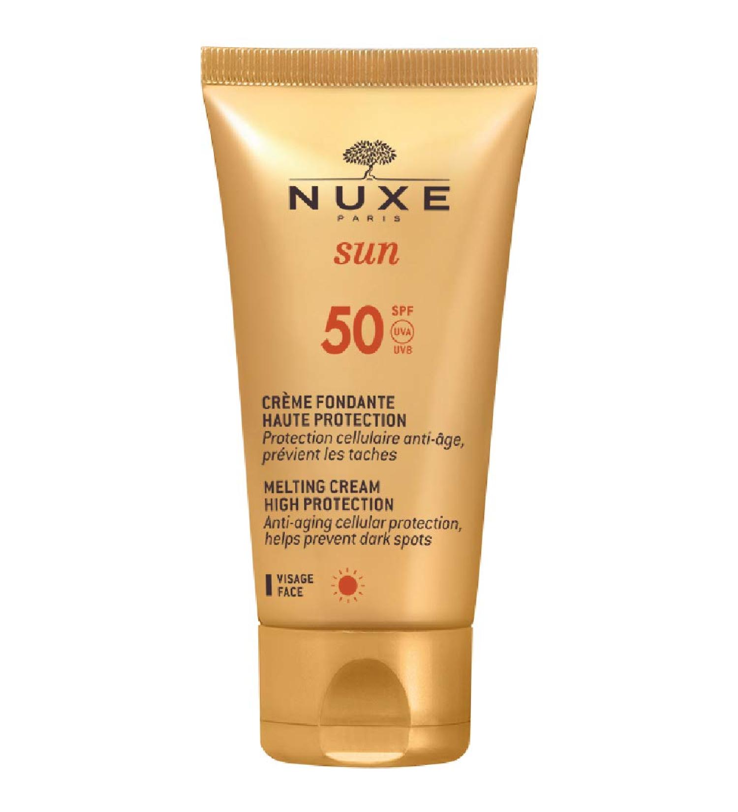 Nuxe Sun Melting Cream SPF 50 - High Protection for Face - 50ml/1.5oz - Buy Online on SooperMarket.com