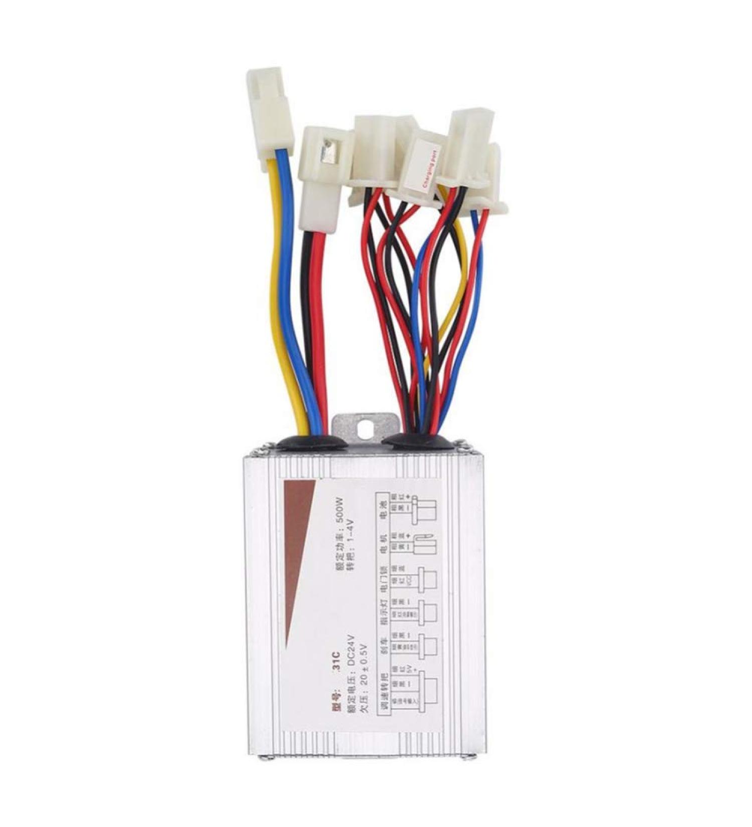 LIZHOUMIL DC Electric Bike Motor Brushed Controller Box - 500/800W, 12V/24V/36V/48V - E-Bike Accessory - Buy Online on SooperMarket.com