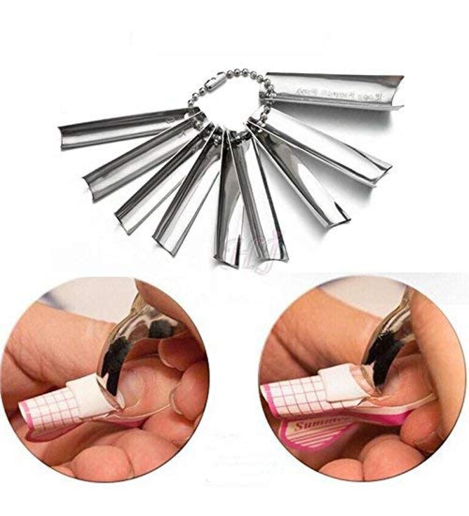 French Smile Line Pink & White Nail Art Cutter Template - Pack of 1 - Buy Online on SooperMarket.com