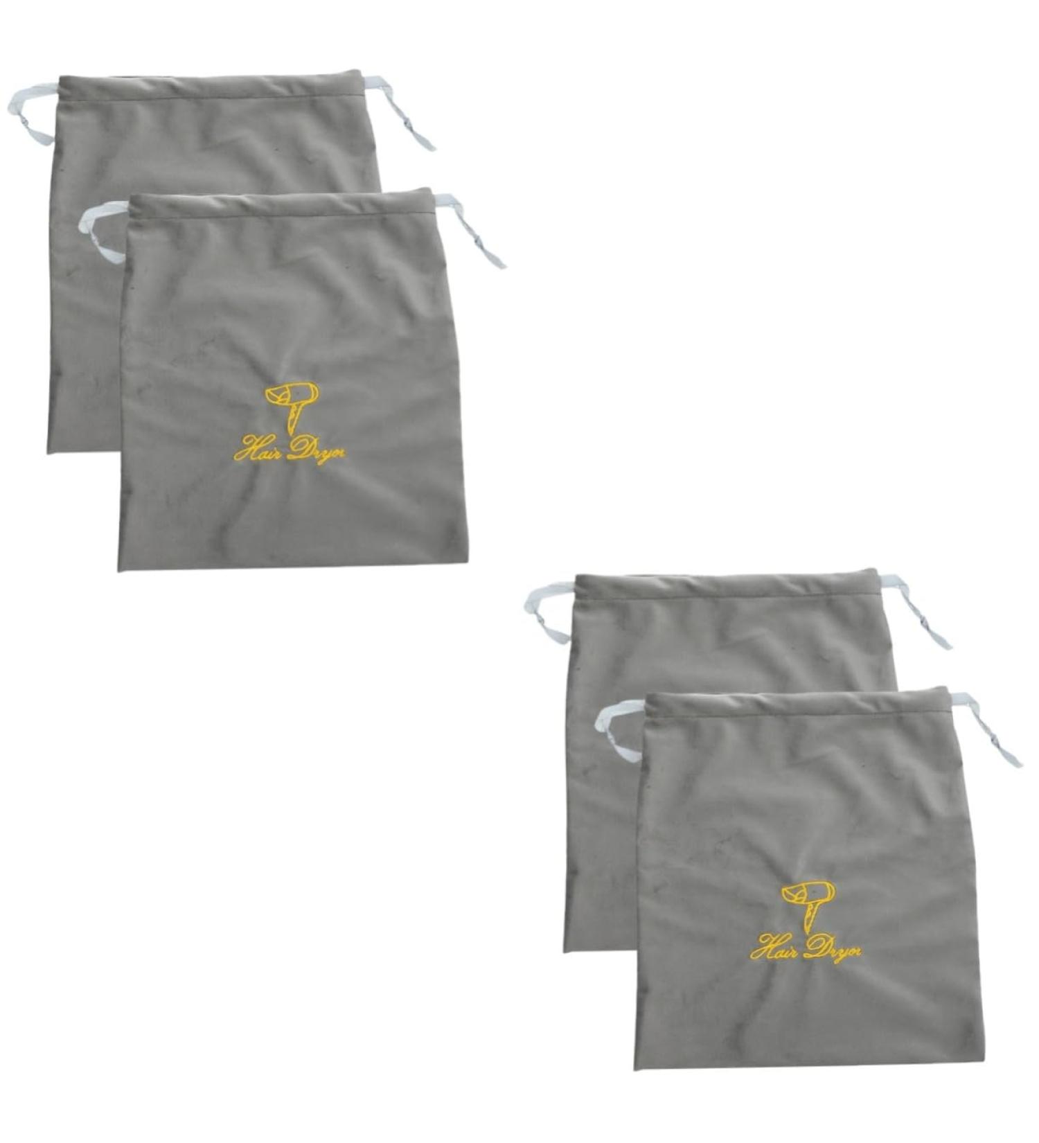 Baluue 4 Pcs Travel Hair Dryer Bag Hair Dryer Storage Bags Grey Travel Hair Dryer 35.00X30.00X0.50CMx2pcs Greyx2pcs - Buy Online on SooperMarket.com