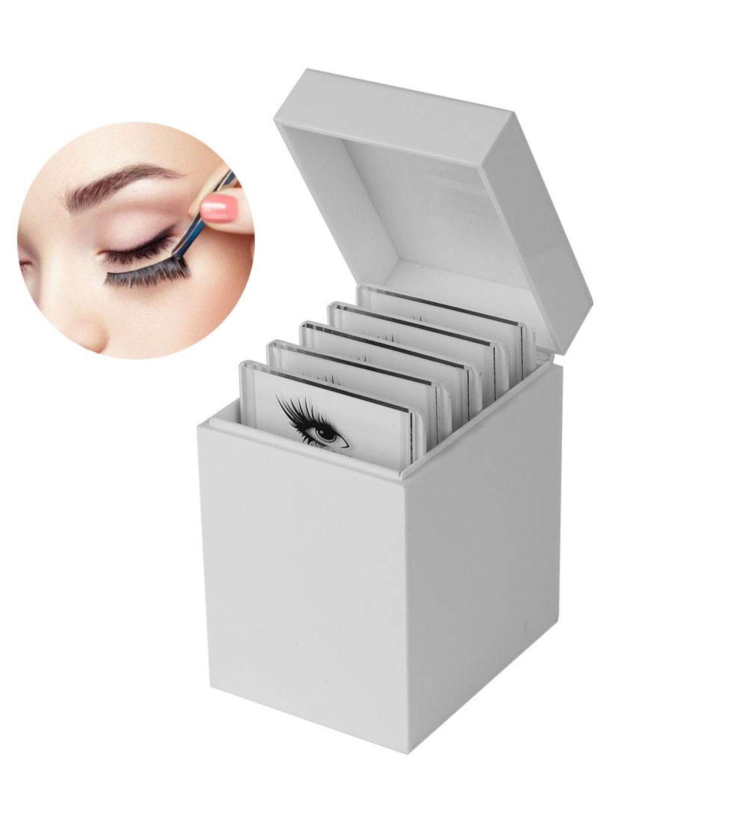 5-Layer Eyelash Storage Box | Eyelash Organizer & Extension Tool - Plastic Makeup Organizer for False Lashes - Buy Online on SooperMarket.com