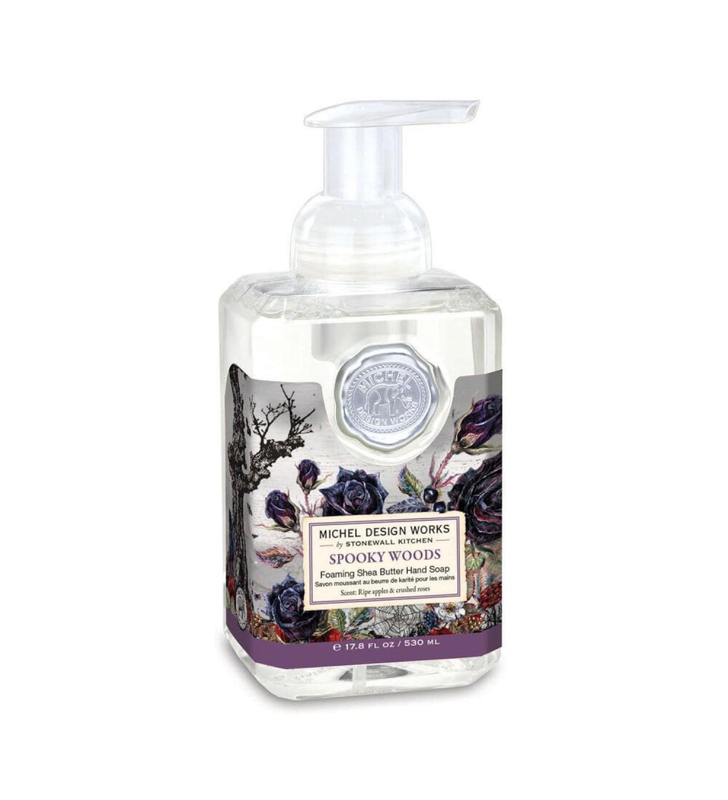 Spooky Woods Ripe Apples and Crushed Roses Foaming Shea Butter Hand Soap by Michel Design Works 530ml