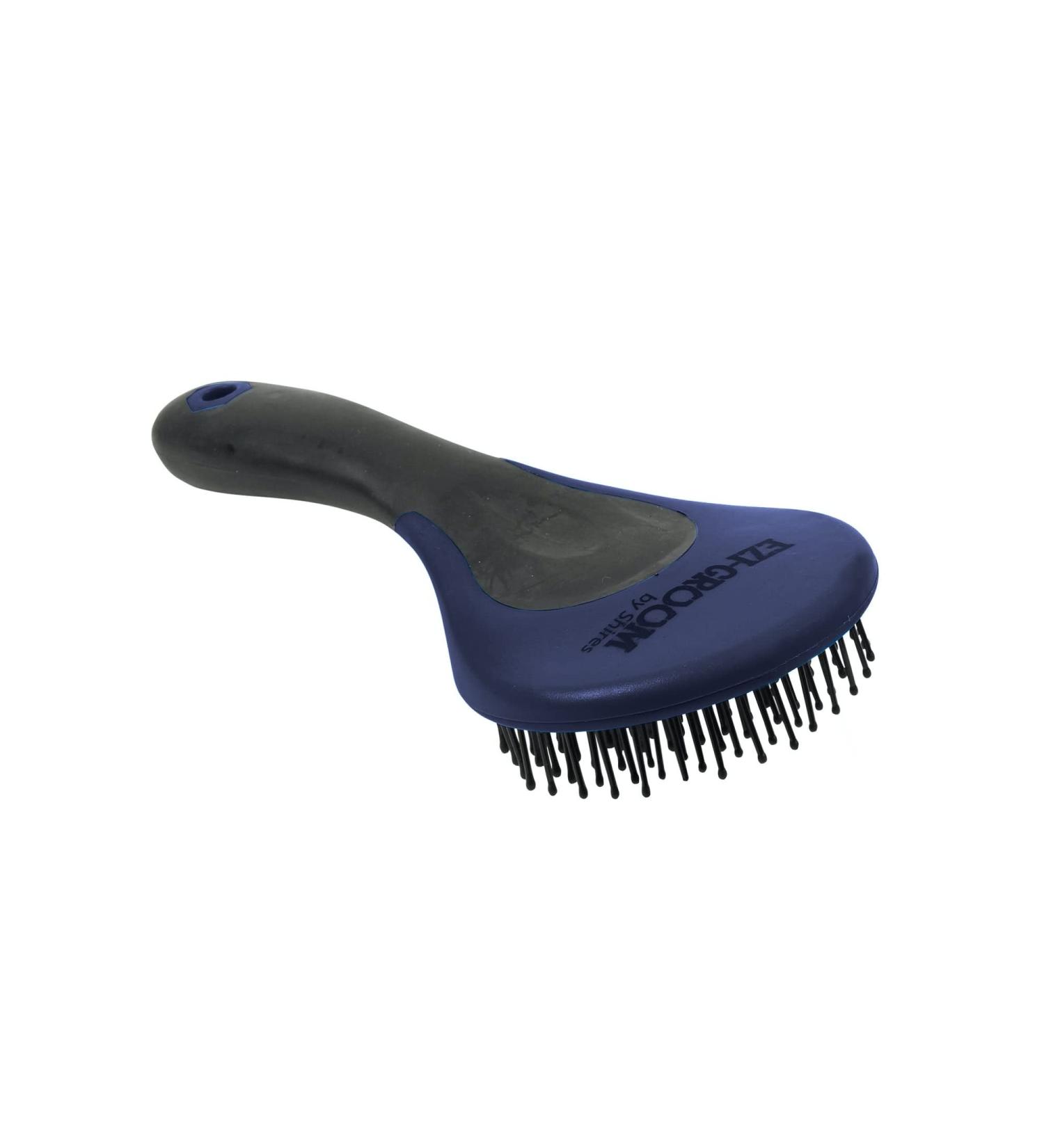 Shires 1366 Ezi-Groom Grip Mane & Tail Brush Navy Blue - Buy Online on SooperMarket.com
