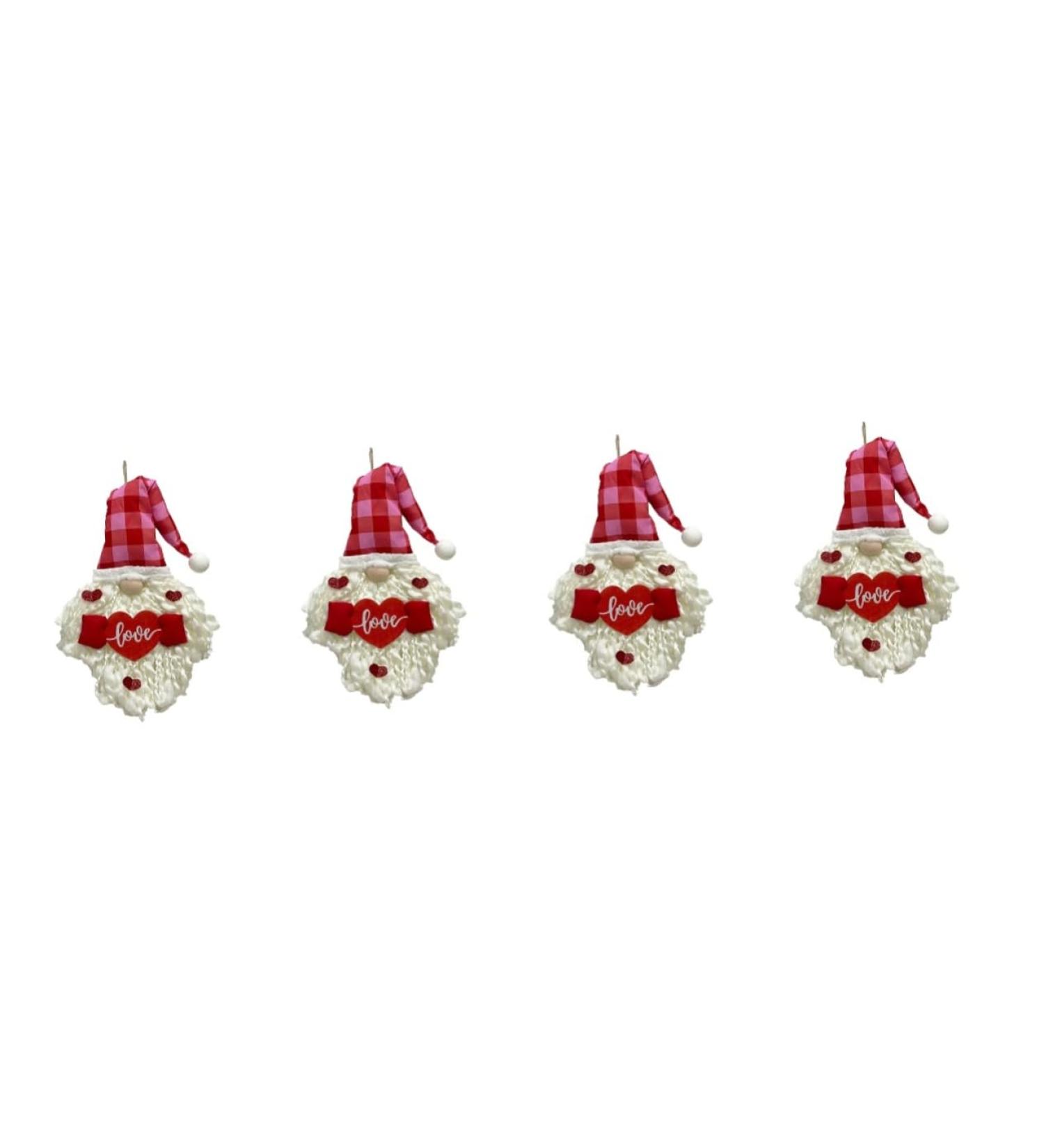 Cabilock 4pcs Faceless Old Man Pendant Ornament Desk Gnome Doll Valentines Day Gnome Household Wreath Elder - Buy Online on SooperMarket.com