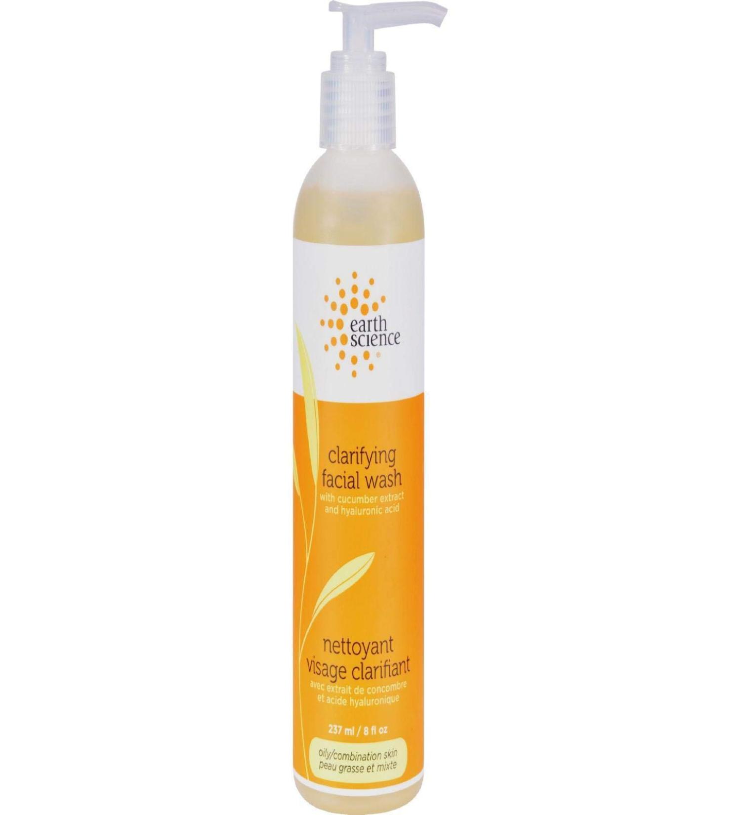 Earth Science Clarifying Facial Wash 8 fl. oz. - Deep Cleansing Face Cleanser - Buy Online on SooperMarket.com