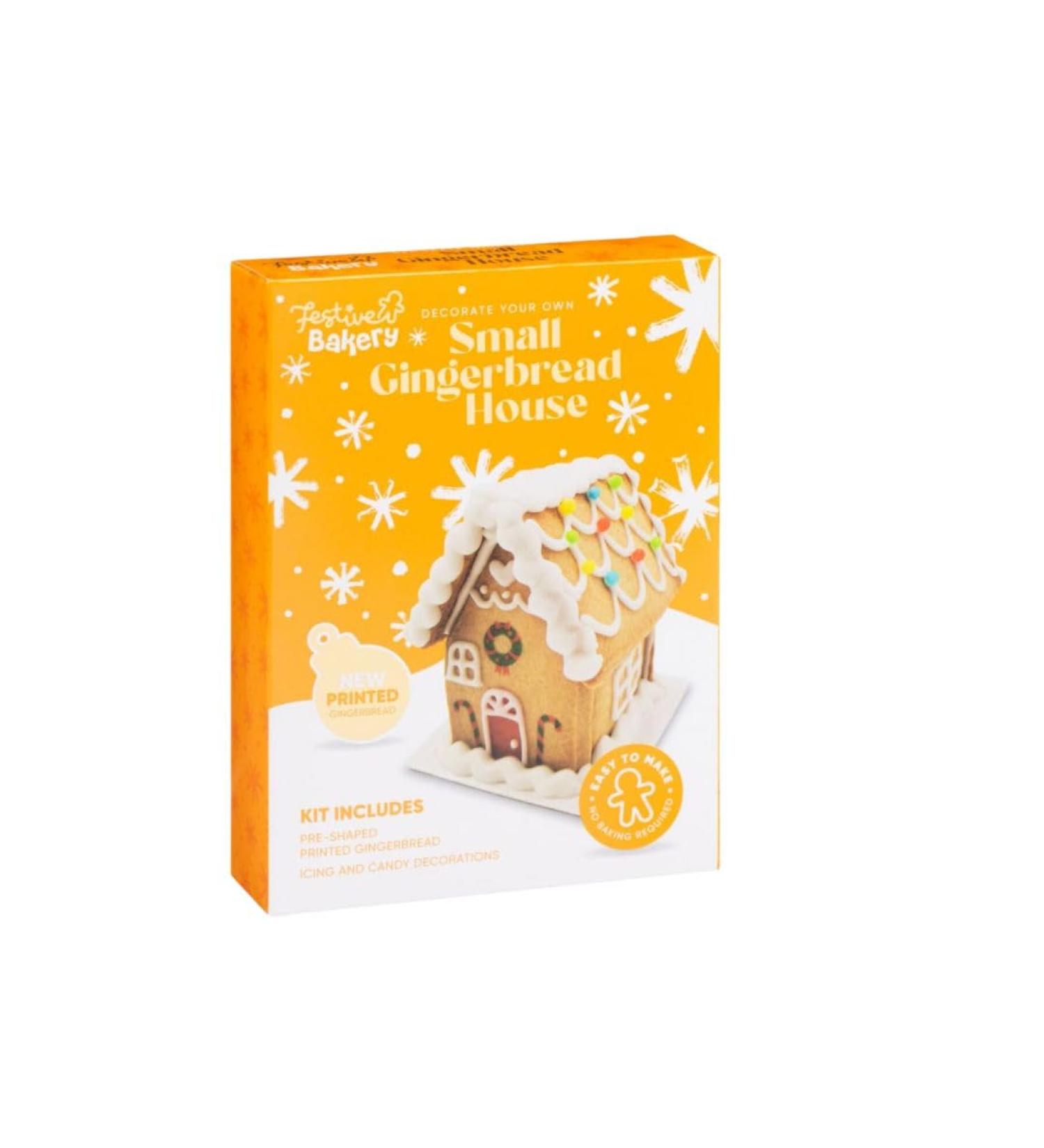 Christmas Gingerbread House Kit 165g - Easy to Make DIY Gingerbread House - No Baking Required - Includes Pre-Shaped Gingerbread, Icing & Decorations - Fun for the Whole Family - Buy Online on SooperMarket.com
