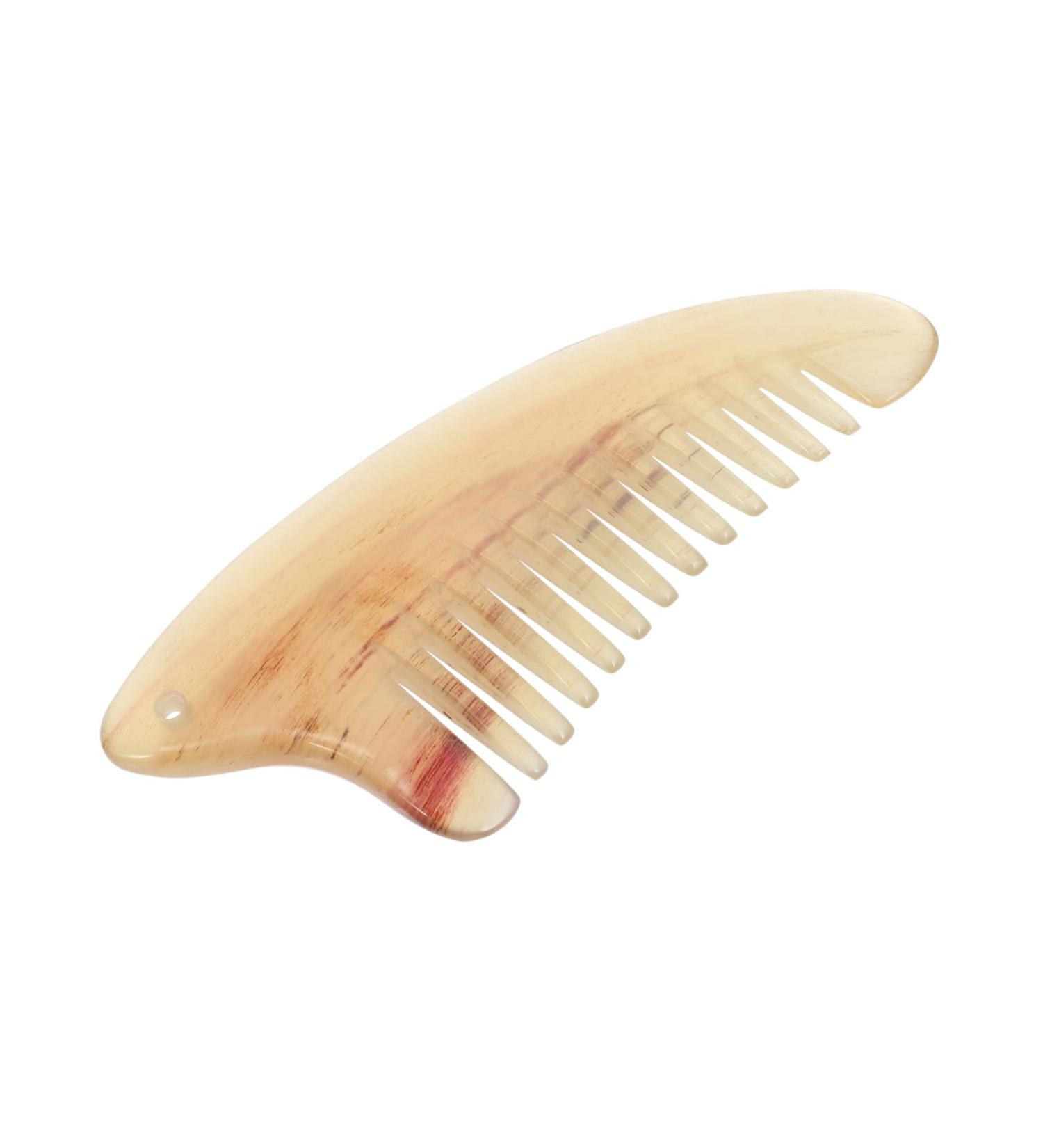 Beavorty Yang Jiao Gua Sha Hair Styling Comb - Meridian Kamm Haarmassager for Exquisite Scalp & Hair Therapy - Buy Online on SooperMarket.com