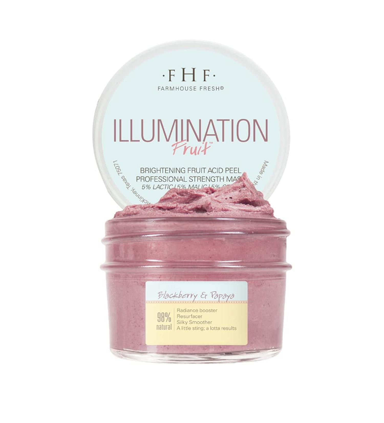 FarmHouse Fresh Illumination Fruit Professional Strength Brightening Fruit Acid Peel Mask  3 fl. oz.