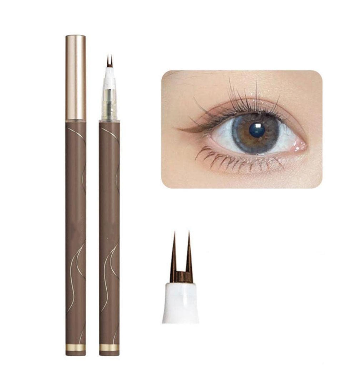 DHliIQQ Double Tip Lower Eyelash Pencil Double Tip Lower Eyeliner Pencil Waterproof Liquid Eyeliner Pencil Long Lasting Eyeliner Eye Makeup Tool for Women Ladies - Buy Online on SooperMarket.com