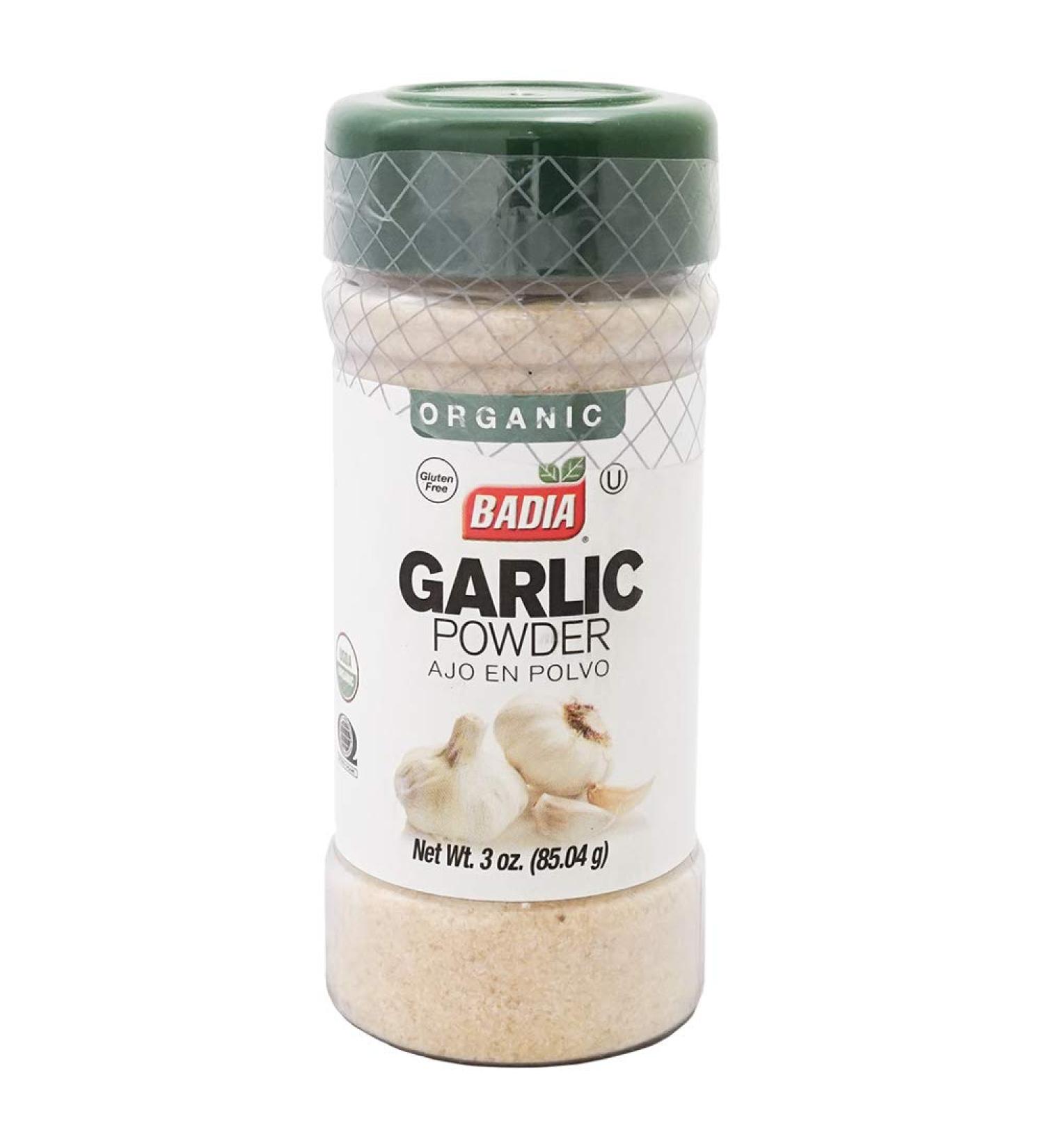 Buy Badia Organic Garlic Powder - 3 Ounce | Flavorful & Fresh Spices - Buy Online on SooperMarket.com