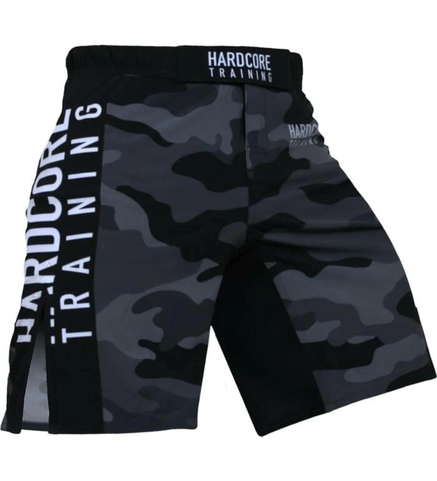 Hardcore Training Night Camo 2.0 Fight Shorts for Men - MMA, Boxing, BJJ, Muay Thai | No Gi Medium Size - Buy Online on SooperMarket.com