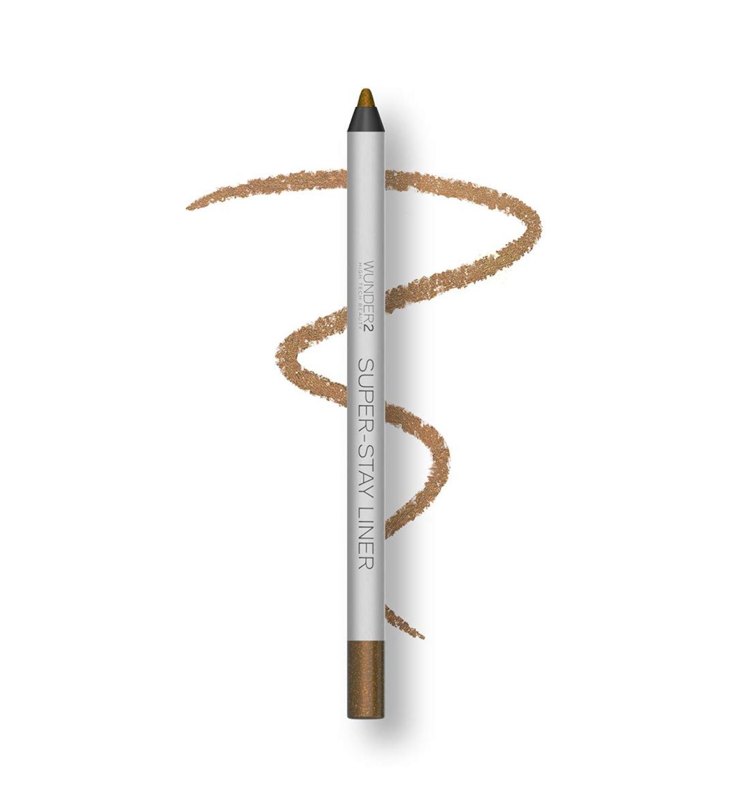 Wunder2 Super-Stay Glitter Bronze Eyeliner Pencil 0.03oz - Long-Lasting Makeup for Eyes - Buy Online on SooperMarket.com