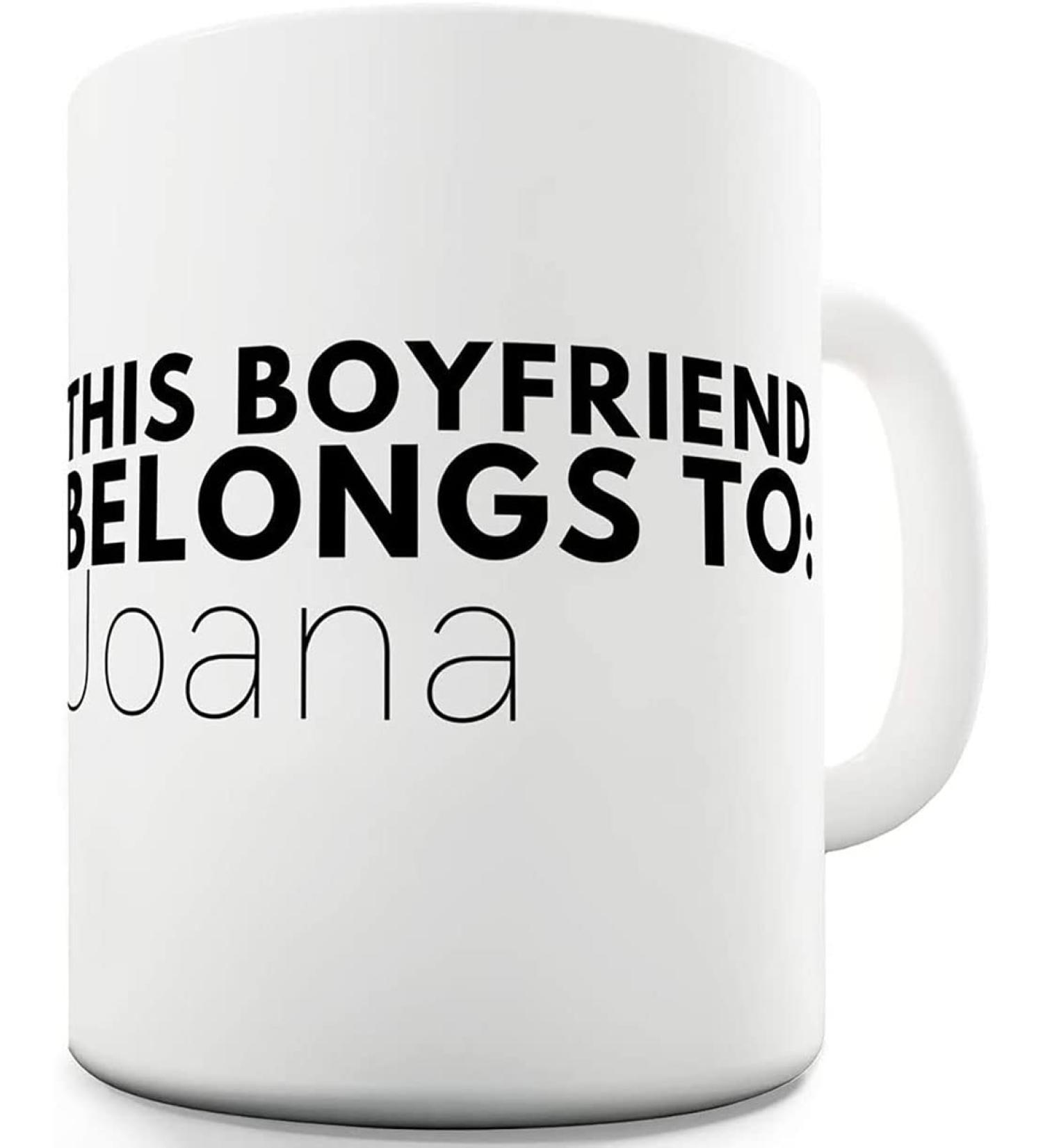 Berry Prints 11 OZ This Boyfriend Belongs to Personalised Coffee Mugs for Tea Hot Chocolate - Ceramic Cups for Valentine Birthday Gift Home and Office - Buy Online on SooperMarket.com
