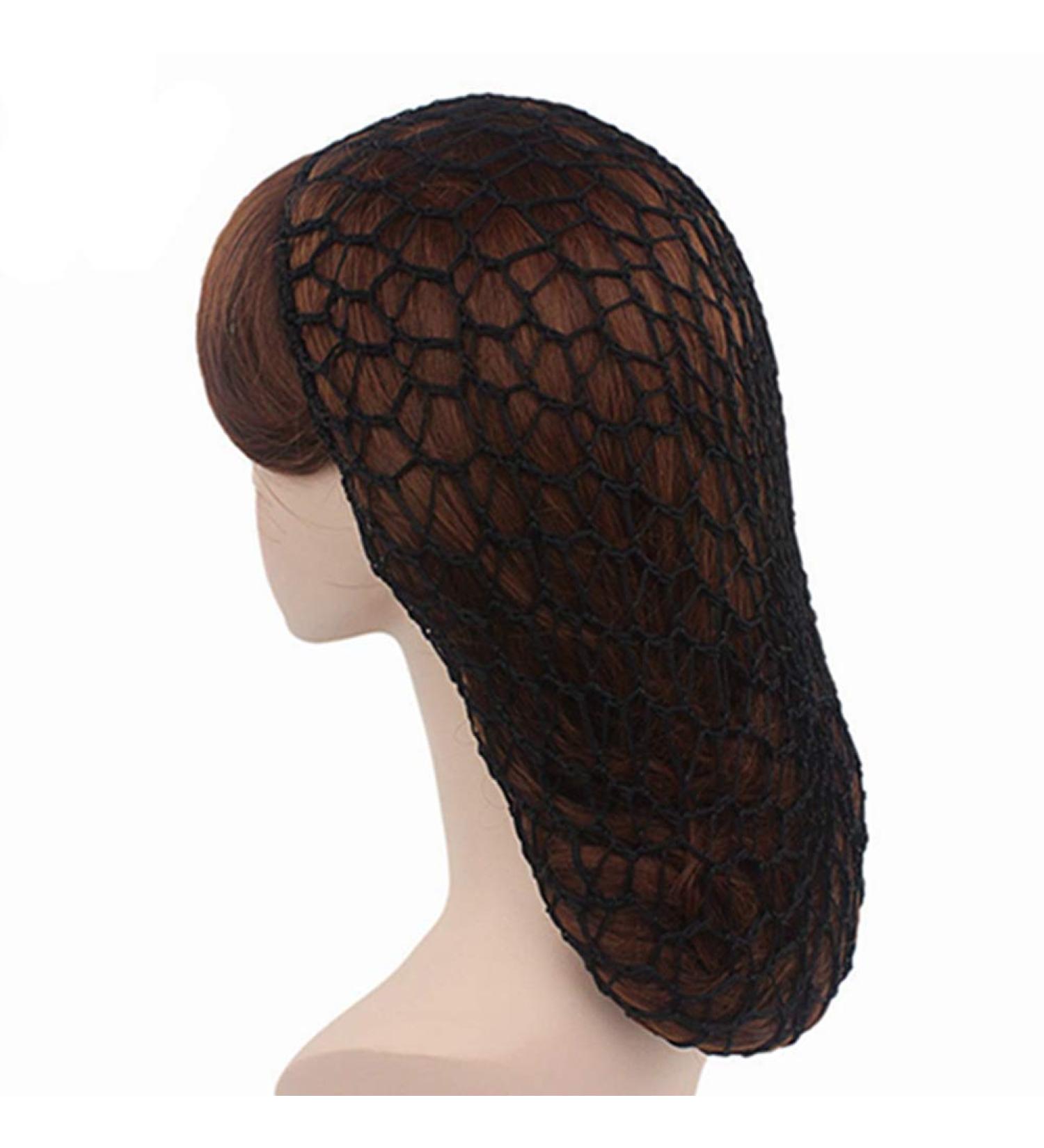 Egurs 2 Pieces Night Sleep Cap Hair Net - Elastic Knitted Wig Cap for Women & Girls | Comfortable & Breathable Head Cover for Better Sleep - Buy Online on SooperMarket.com