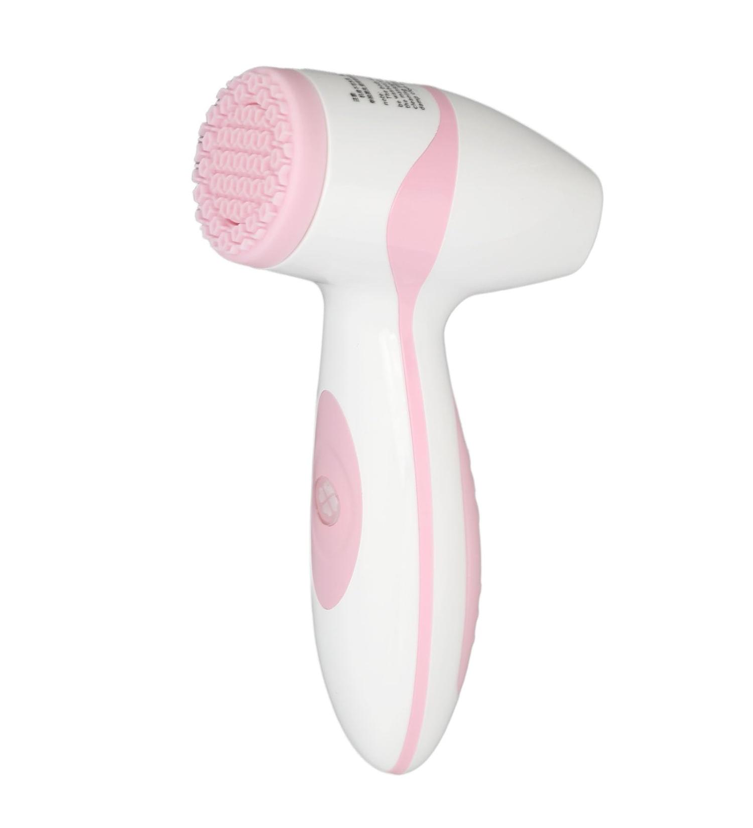 Electric Facial Cleanser Portable Electric Facial Scrubber Rechargeable Silicone Brush Skin-Friendly Deep Cleansing for Travel - Buy Online on SooperMarket.com