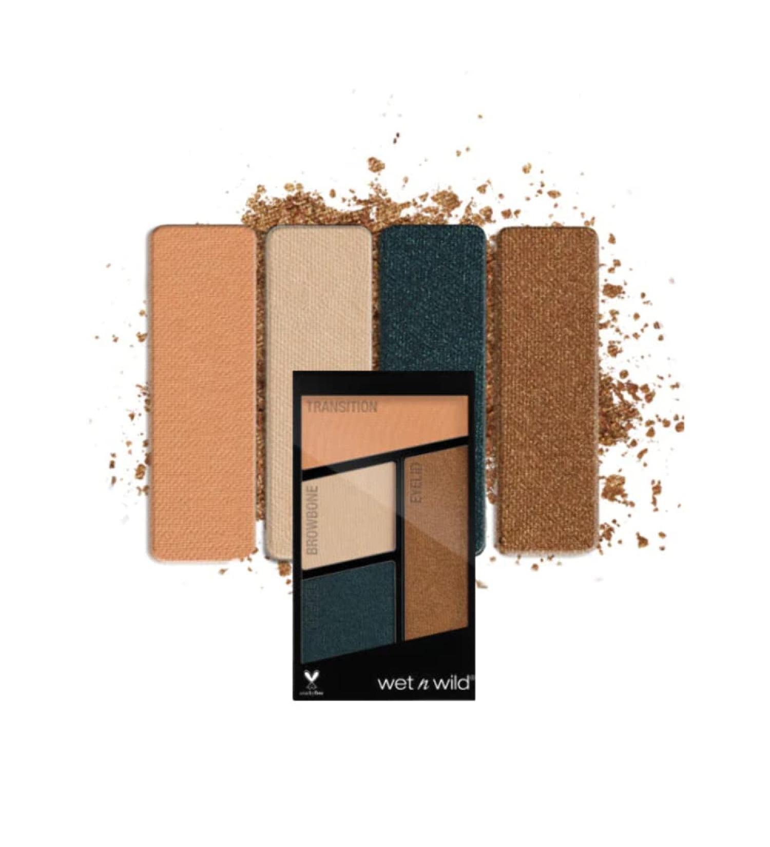 Wet N Wild Color Icon Eyeshadow Quad Hooked on Vinyl 343B - Vibrant and Long-Lasting Shades - Buy Online on SooperMarket.com