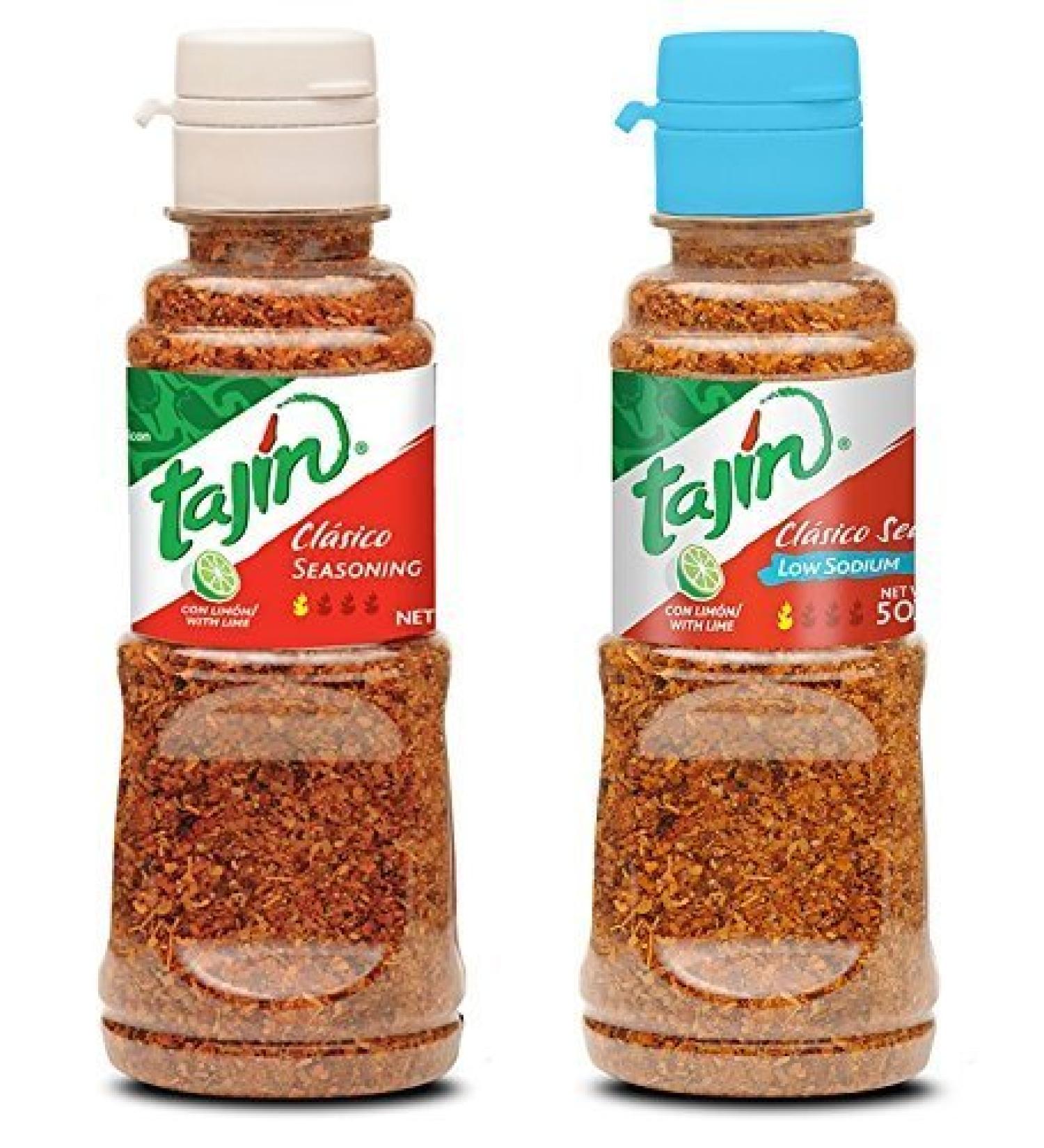 Tajin Seasoning Regular and Low Sodium Bundle (5 oz each) by Tajin