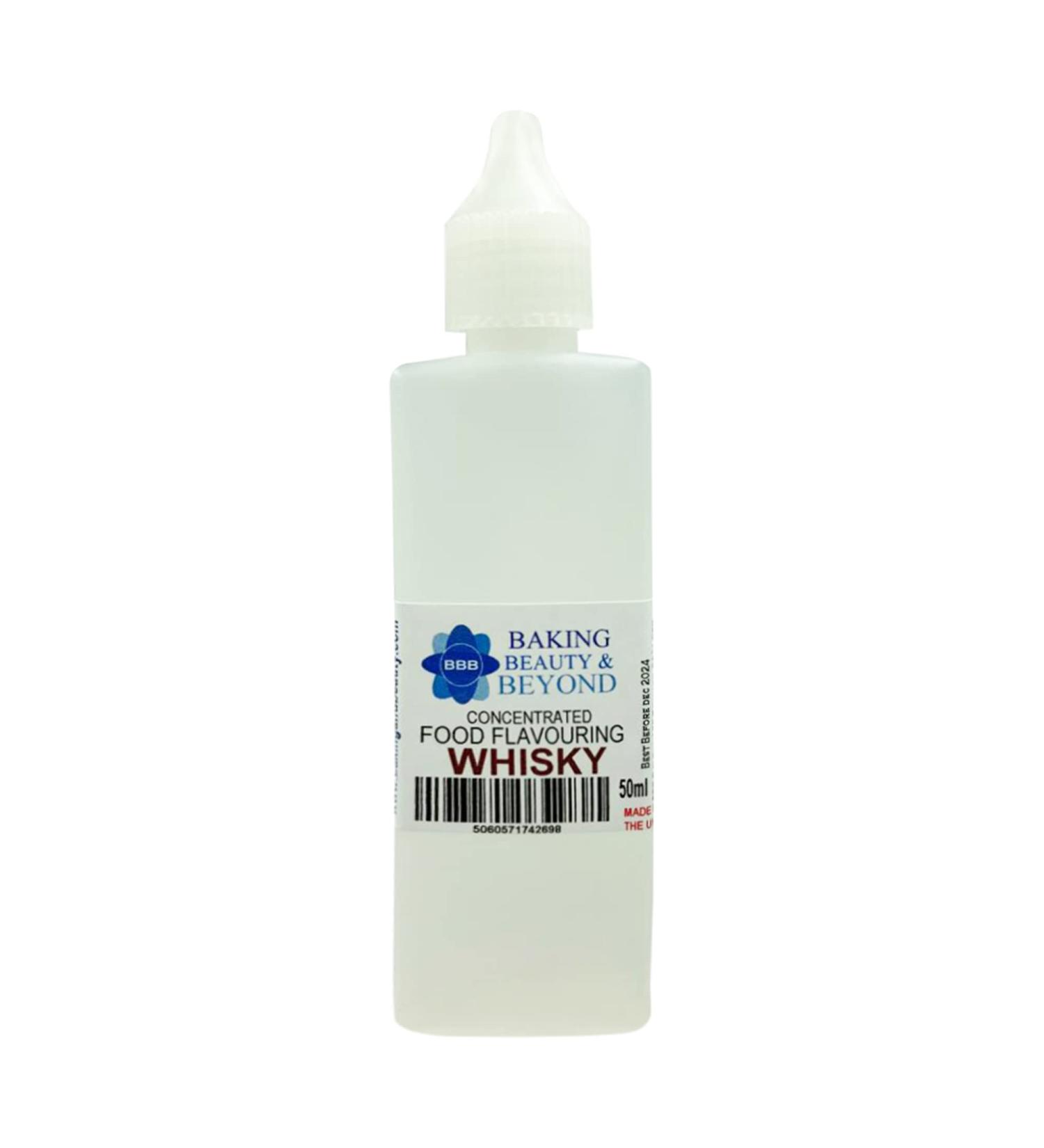 Baking Beauty and Beyond Concentrated Food Flavouring Oil - Dozen of Professional Quality Food Grade Flavouring Oil for Candy Making Baking Cooking Lip Balm and Lip Gloss - Whisky (50ml) - Buy Online on SooperMarket.com