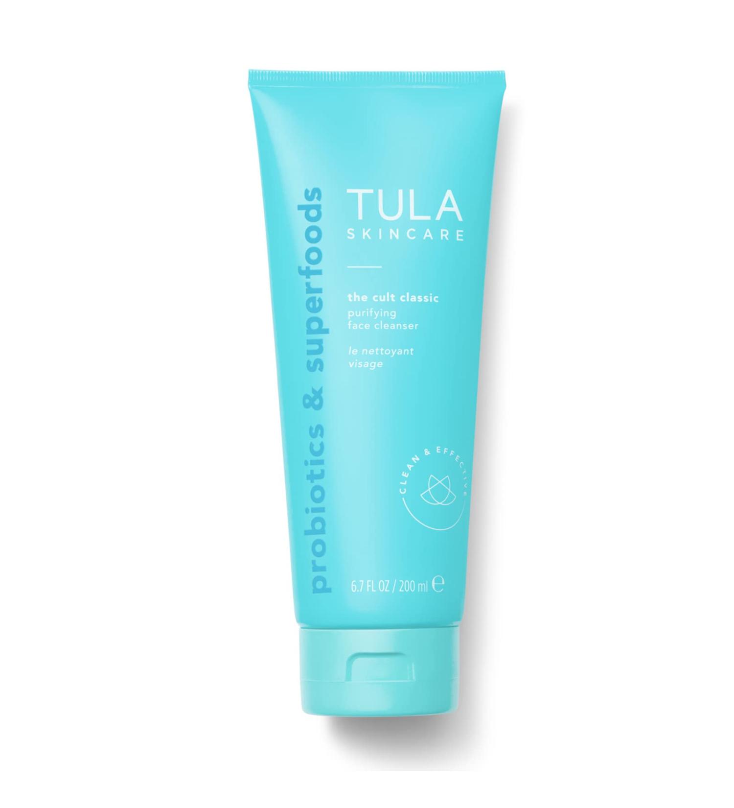 TULA Skin Care Purifying Face Cleanser 6.7 oz - Gentle & Effective Makeup Remover with Turmeric - Buy Online on SooperMarket.com