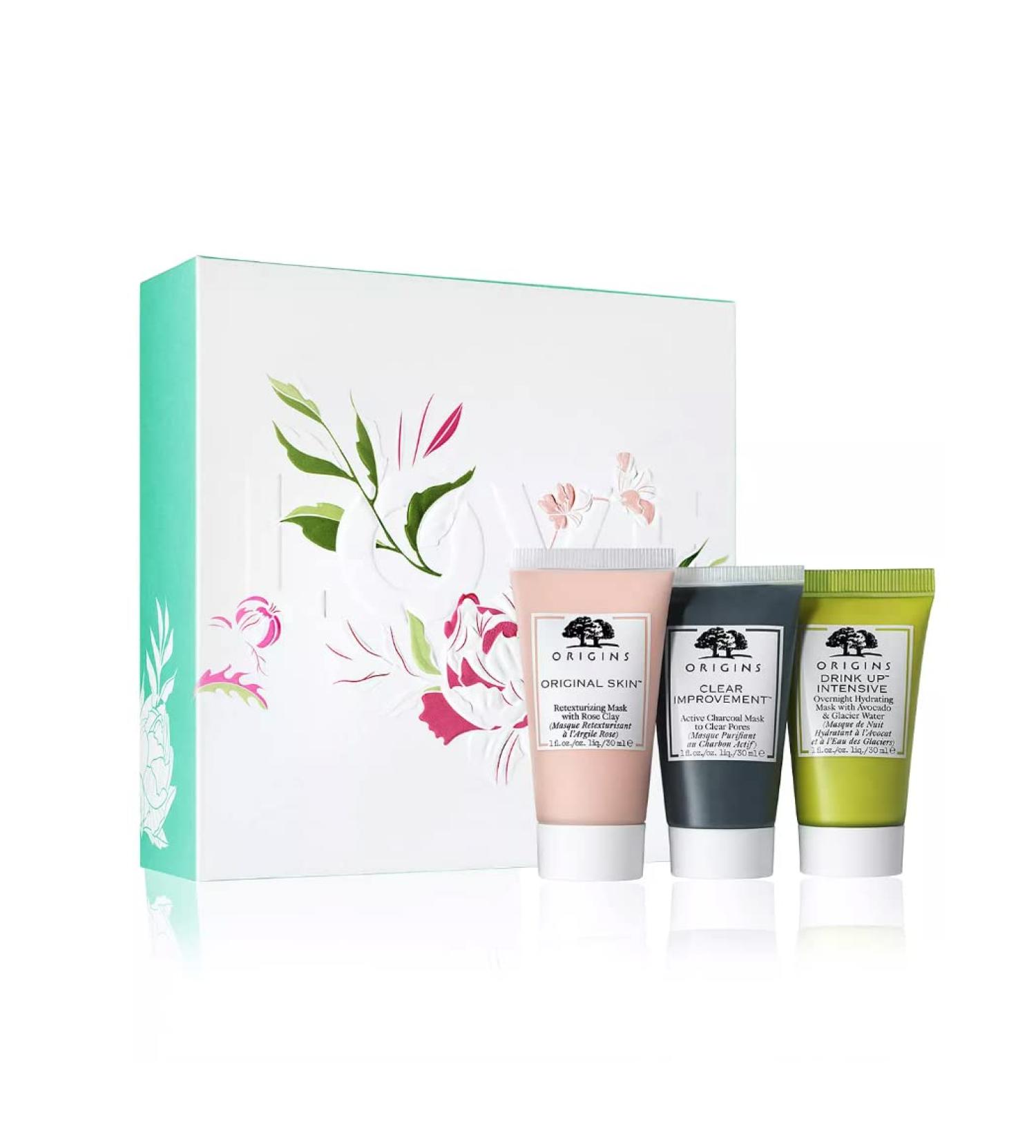 Origins Clear Hydrate & Control Set of 3 Facial Masks - Best International Shipping - Buy Online on SooperMarket.com