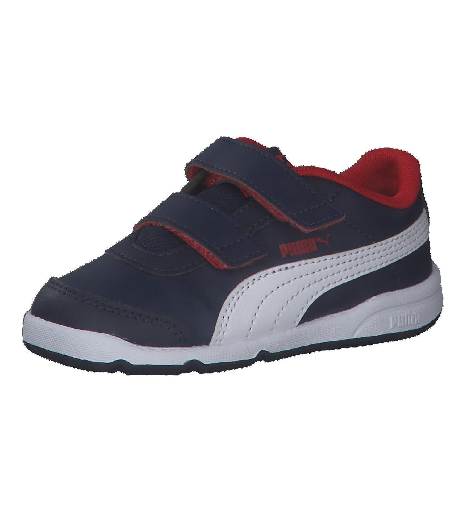 PUMA Kids Stepfleex 2 Sl Ve V Ps Trainers 1.5 UK Child Peacoat White Flame Scarlet - Buy Online on SooperMarket.com