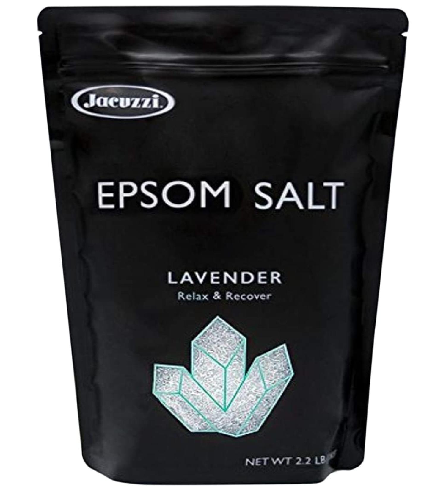 Jacuzzi SA12000 Epsom Bath Salt 2.2 lb - Lavender | Relax and Unwind with Soothing Aromatherapy - Buy Online on SooperMarket.com
