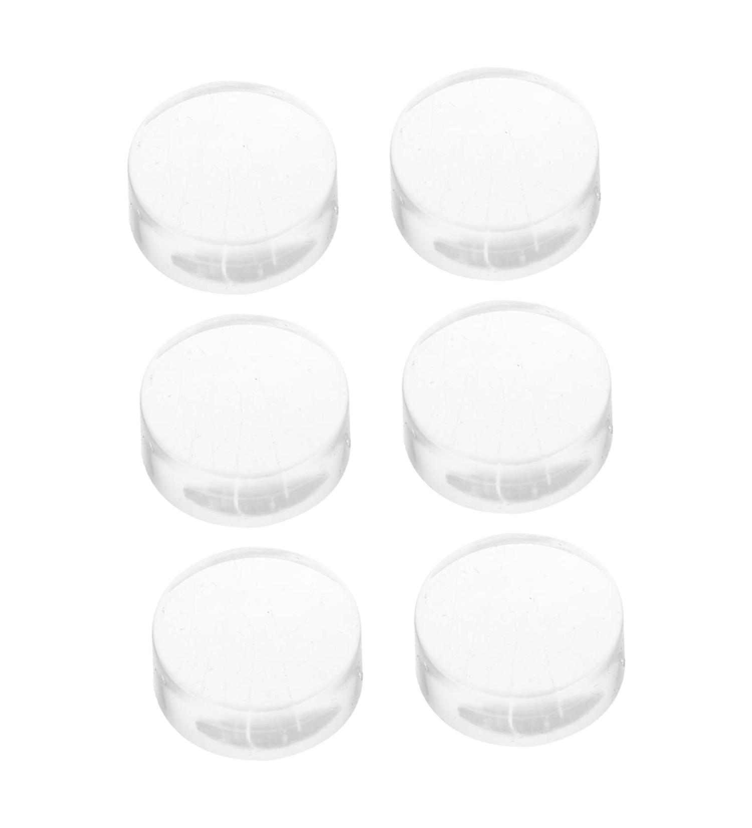 Ipetboom Silicone Nail Stamper Replacement 6pcs Nail Art Silicone Stamp Single Silica Gel Seal Silicone Stamper Replacement 2.30X2.30X1.20CM Transparent Color - Buy Online on SooperMarket.com