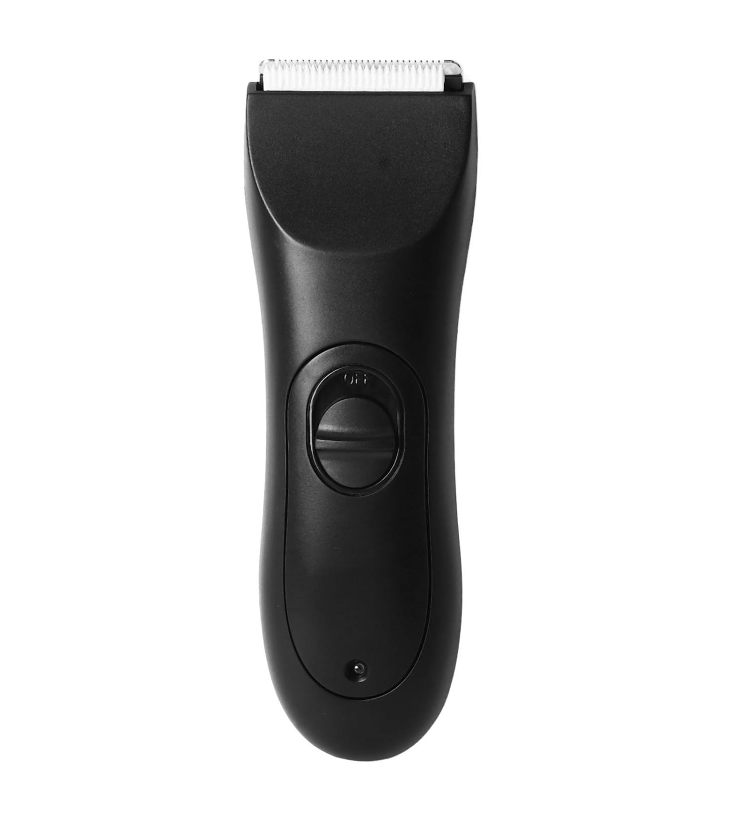Men's Body Hair Trimmer Waterproof Electric Body Hair Trimmer Adjustable Ceramic Cutting Heads for Private - Buy Online on SooperMarket.com