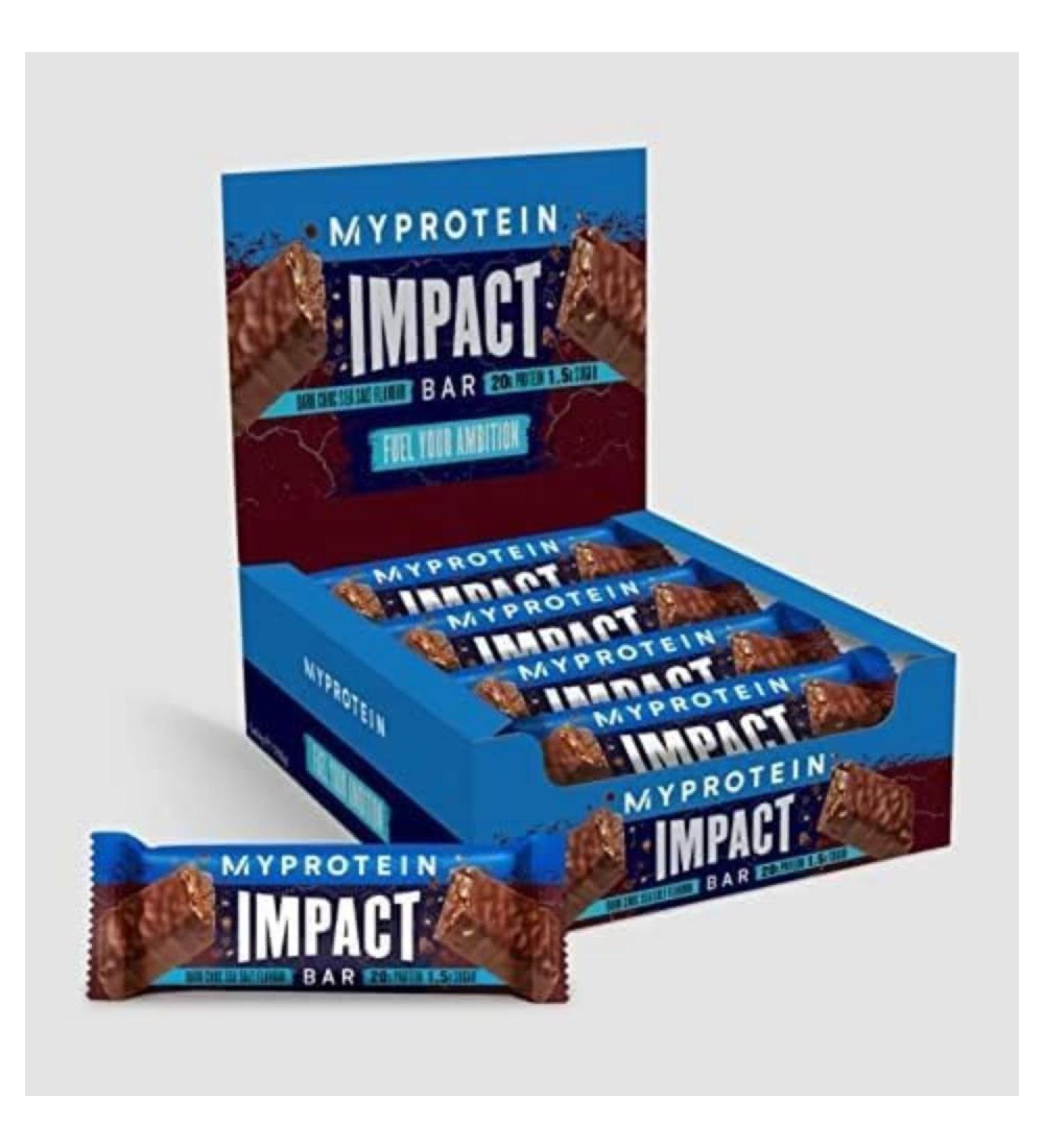 MyProtein Impact Dark Chocolate Sea salt 12x64g (768g)