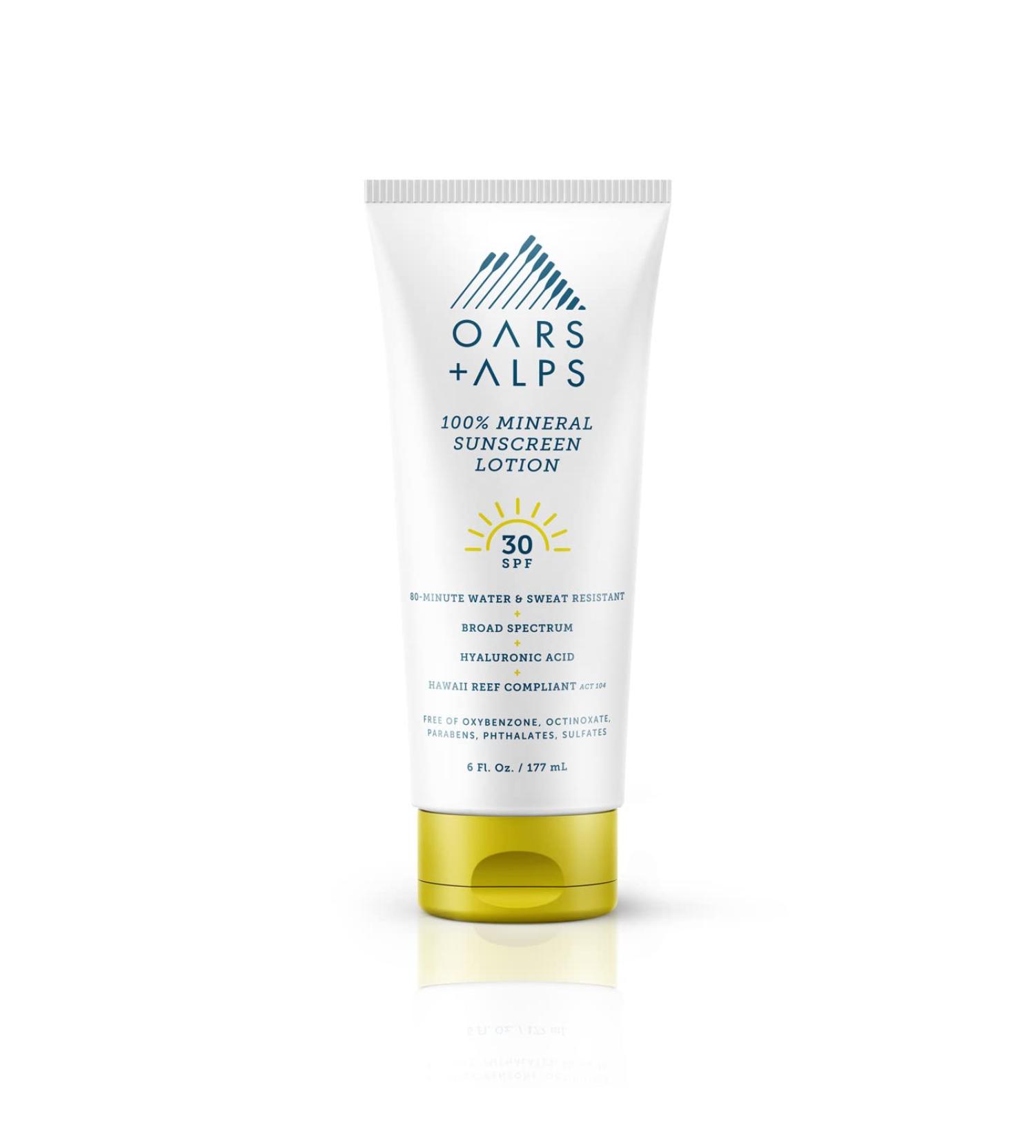 Oars + Alps Mineral SPF 30 Sunscreen Body Lotion - 6 Fl Oz - Buy Online on SooperMarket.com
