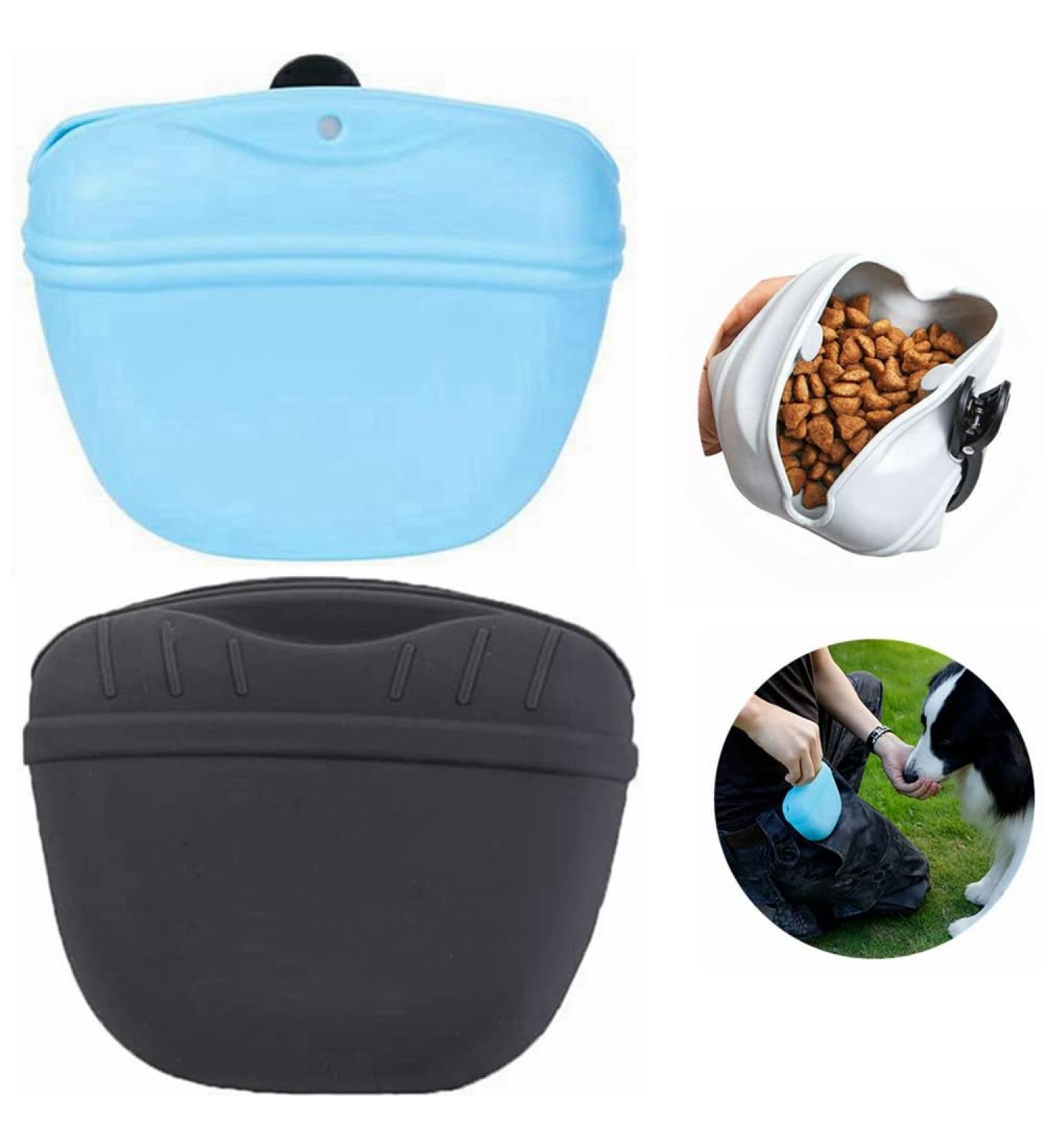 Ki Wednesday Silicone Food Pouch for Dogs - Leak-Proof Snack Pocket with Magnetic Closure for Training - International Shipping Available - Buy Online on SooperMarket.com