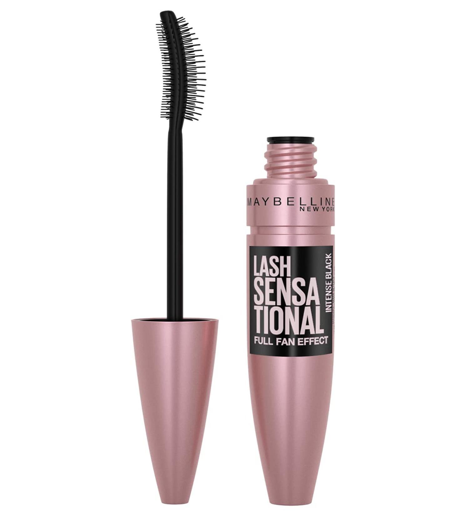 Maybelline Lash Sensational Mascara, Intense Black - Lengthening and Volumizing Formula - Buy Online on SooperMarket.com