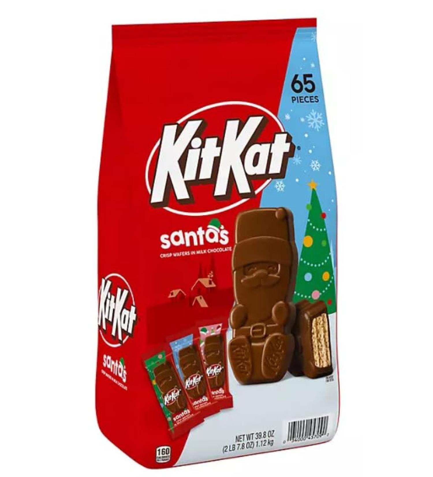 KitKat Santa's Crisp Wafers in Milk Chocolate - 65 pieces - Buy Online on SooperMarket.com